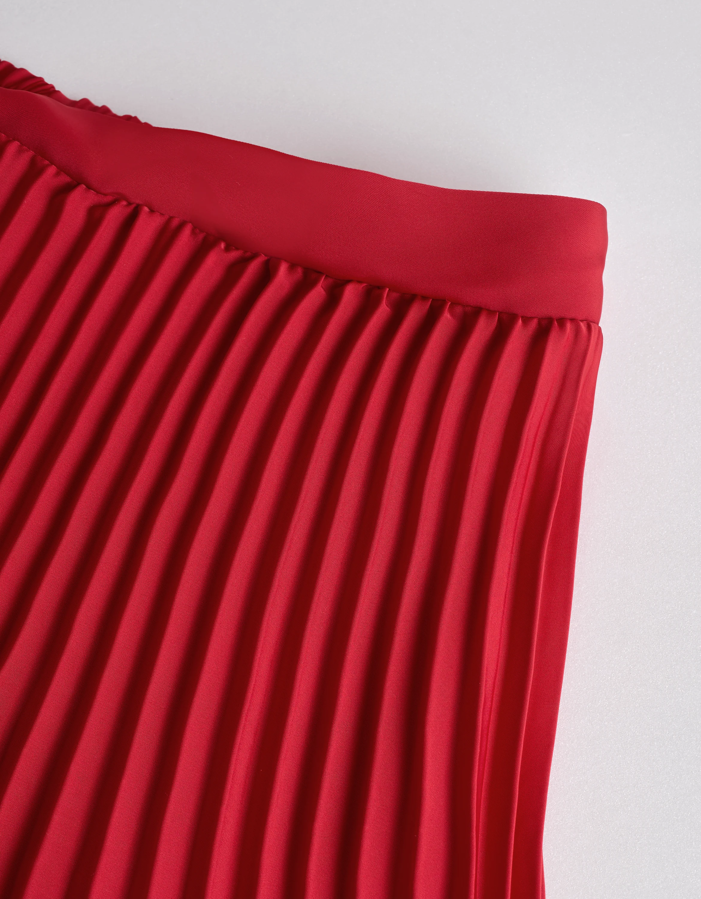 A-line Pleated Midi Skirt - Image 5