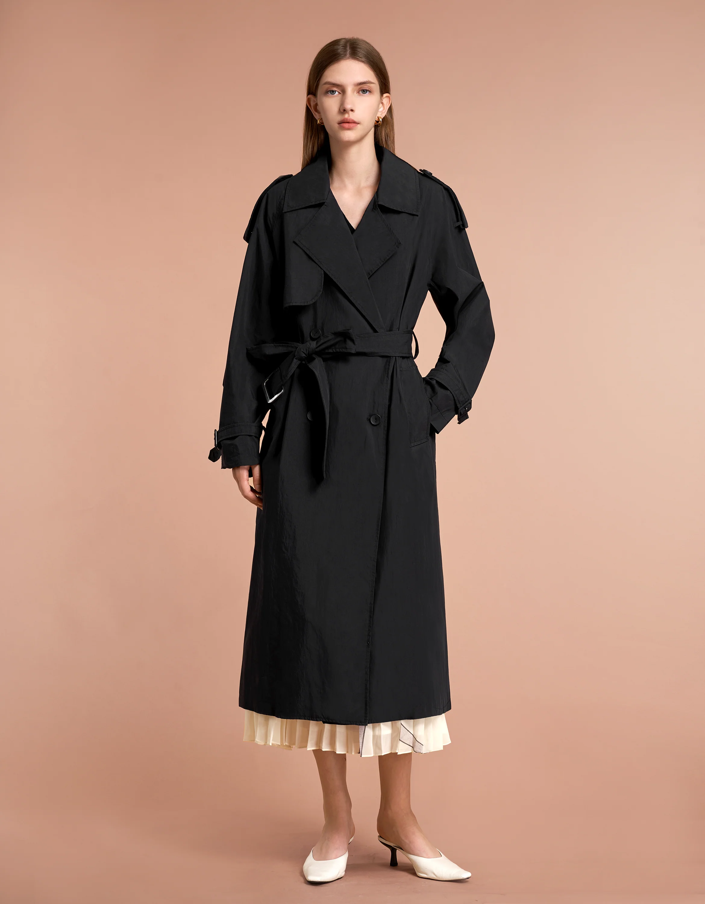 Belted Trench Coat - Image 2