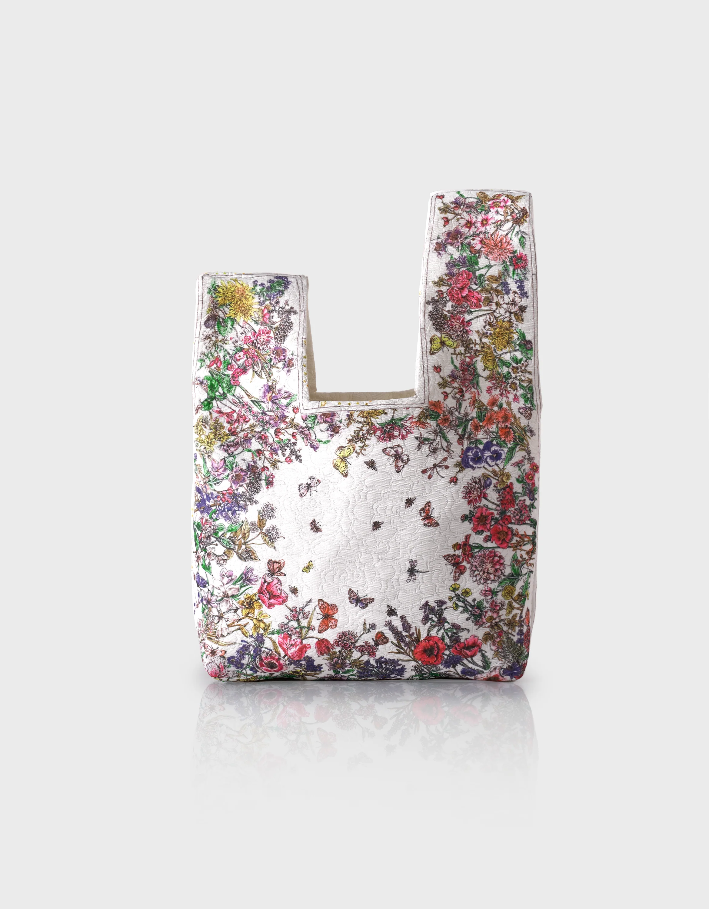 Botanical Print Reversible Hand Bag - Image 3