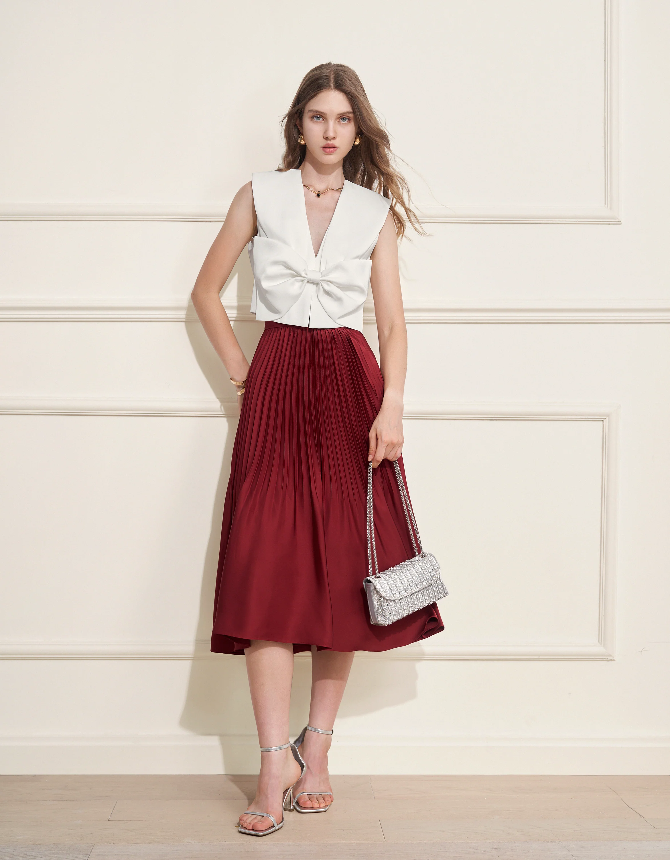 Bow Front Sleeveless Top - Image 12