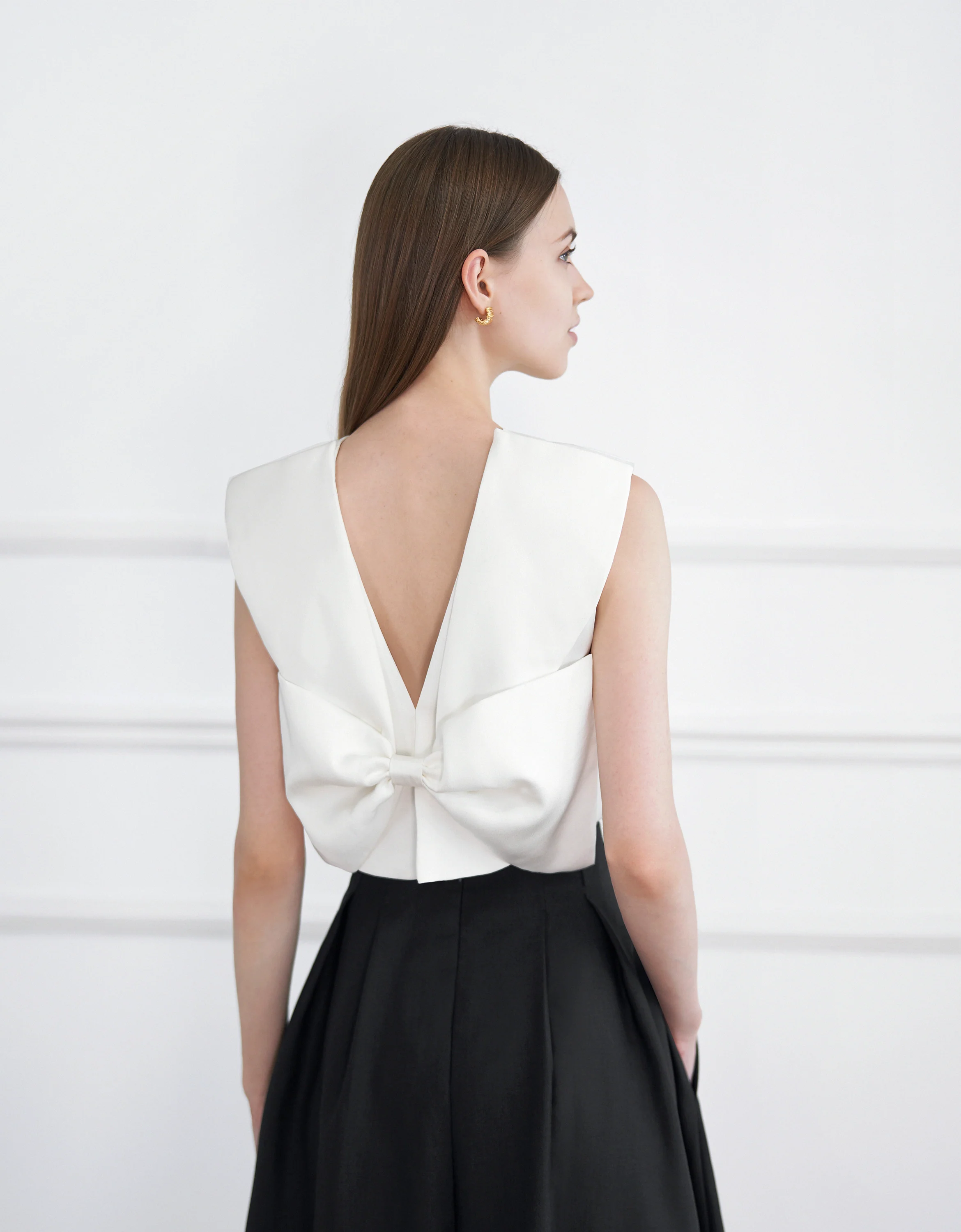 Bow Front Sleeveless Top - Image 19