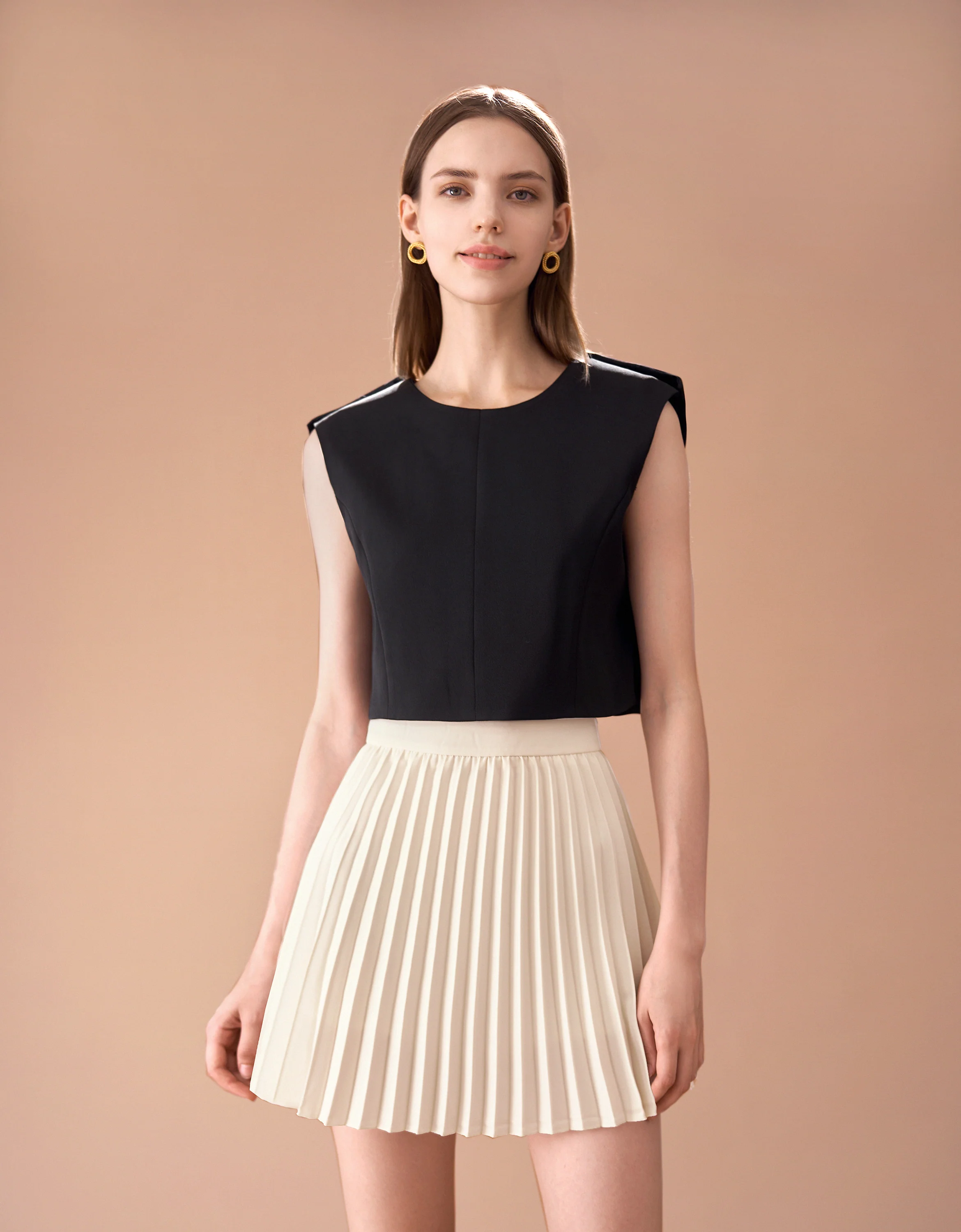 Bow Front Sleeveless Top - Image 29