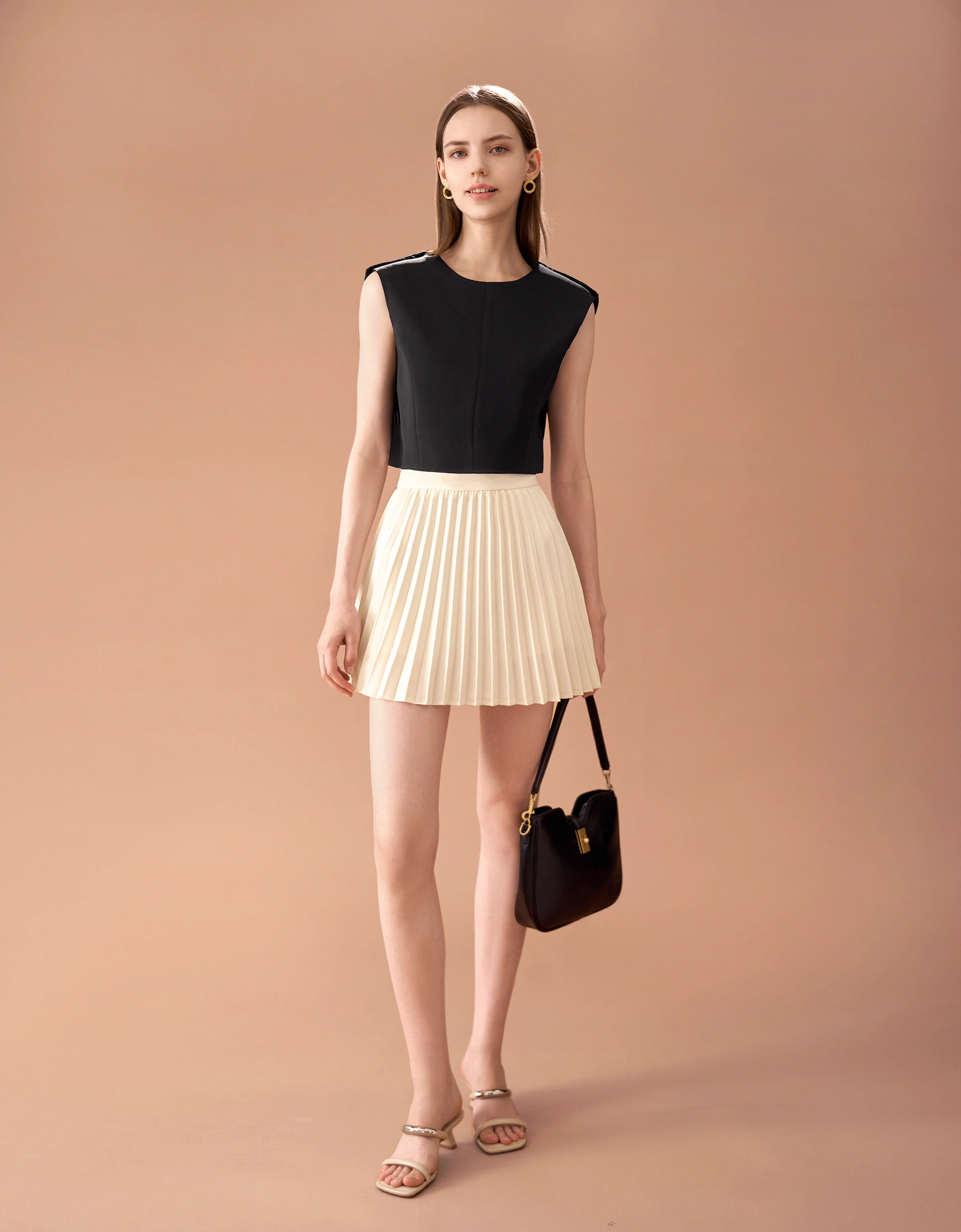 Bow Front Sleeveless Top - Image 30