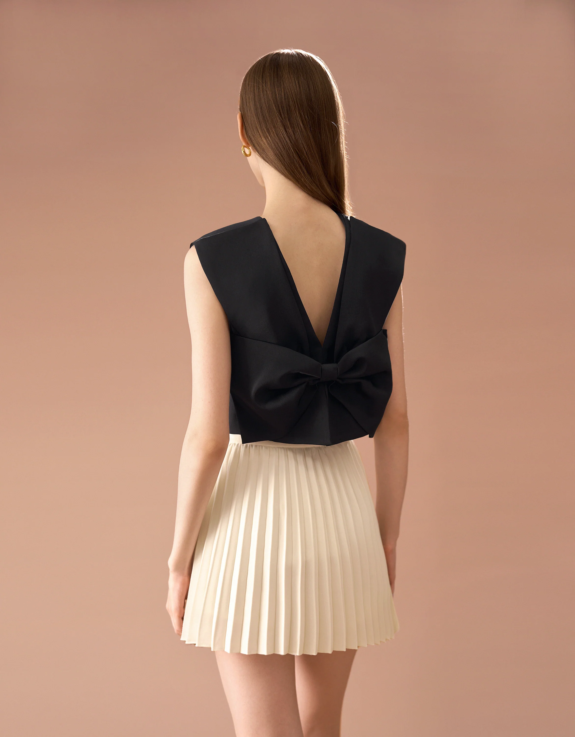 Bow Front Sleeveless Top - Image 31