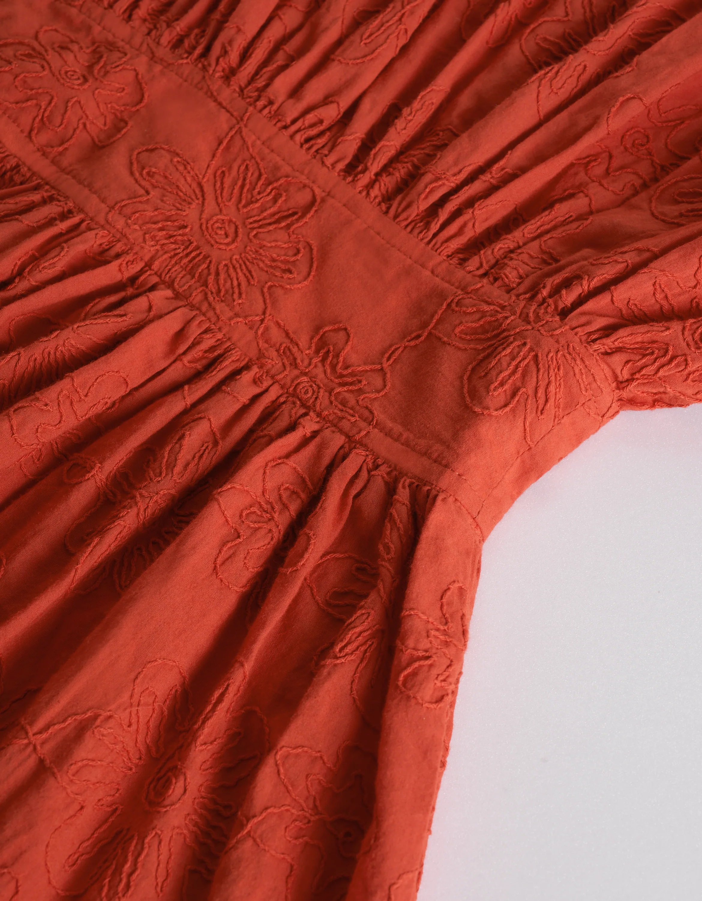 Button Front Ruffled Hem Pleated Dress - Image 14