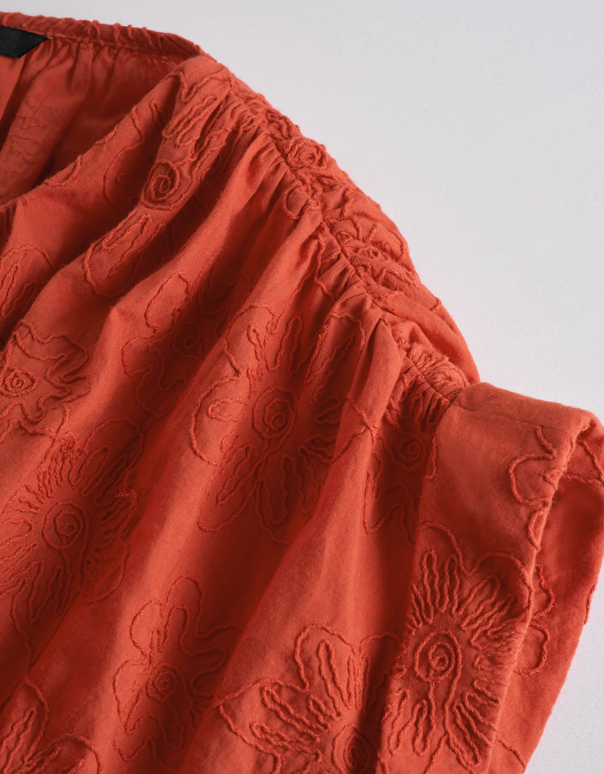 Button Front Ruffled Hem Pleated Dress - Image 15