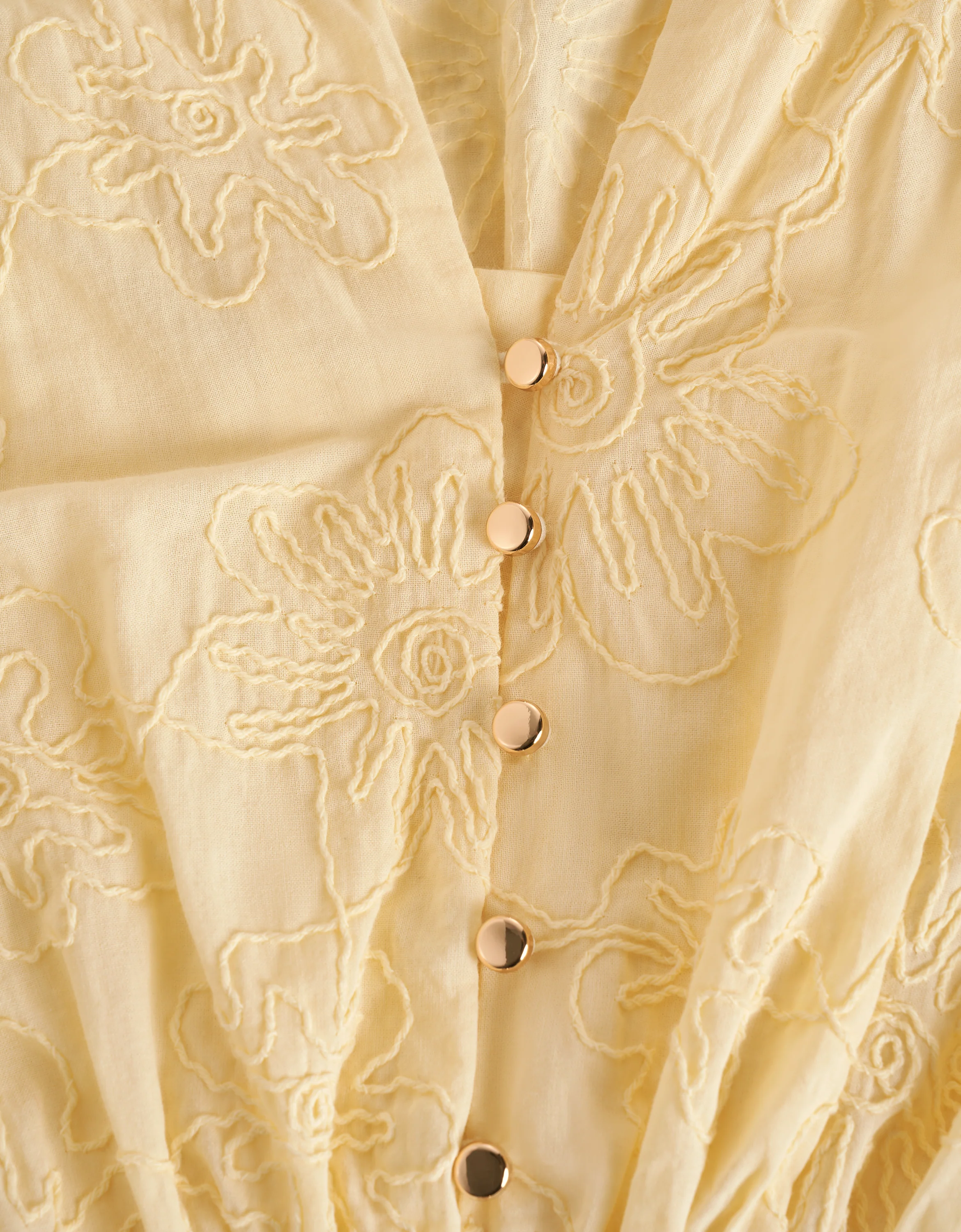 Button Front Ruffled Hem Pleated Dress - Image 22