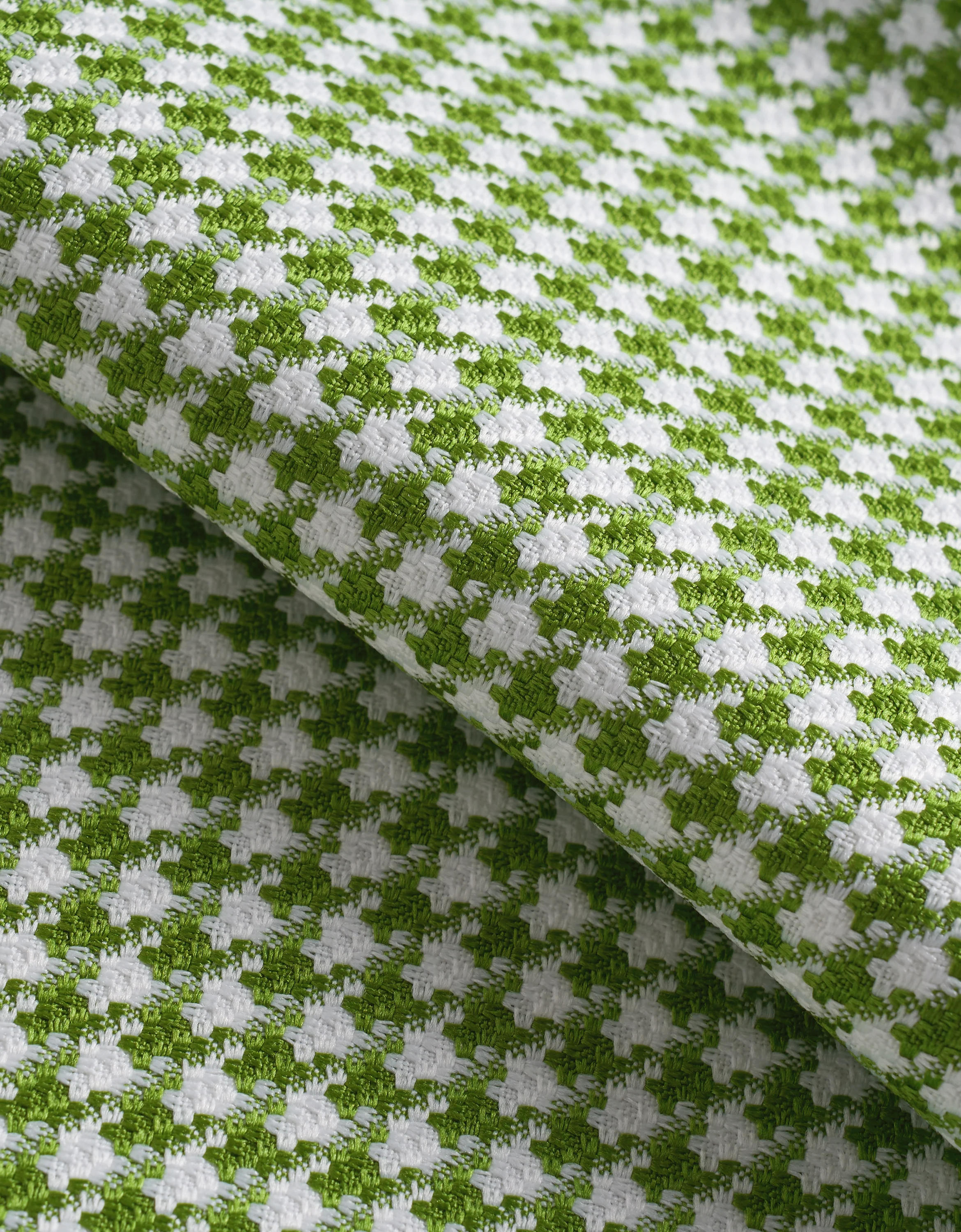 Contrast Pocket Trim Houndstooth Skirt - Image 8