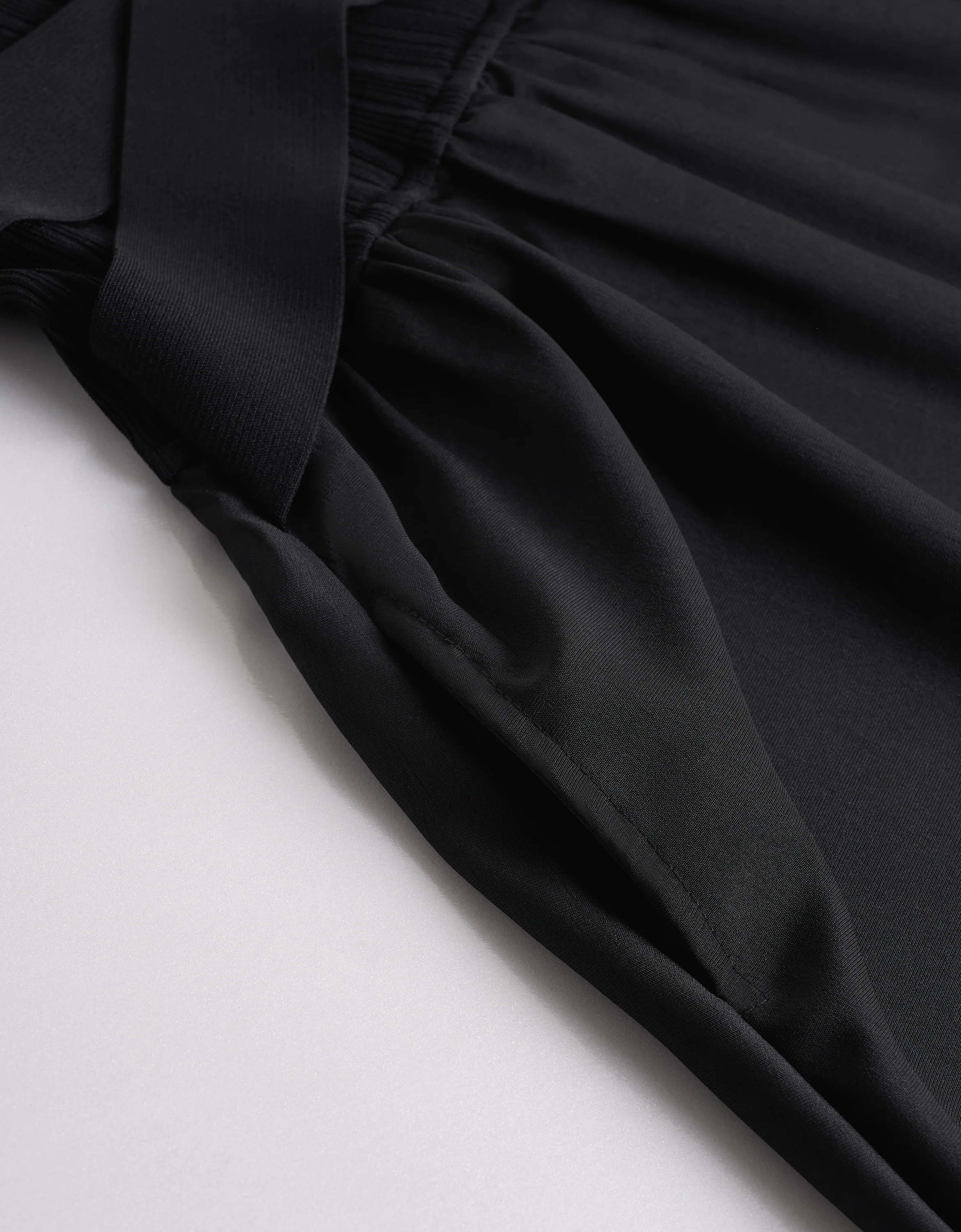 Cross-strap Waist Round Neck Midi Dress - Image 6