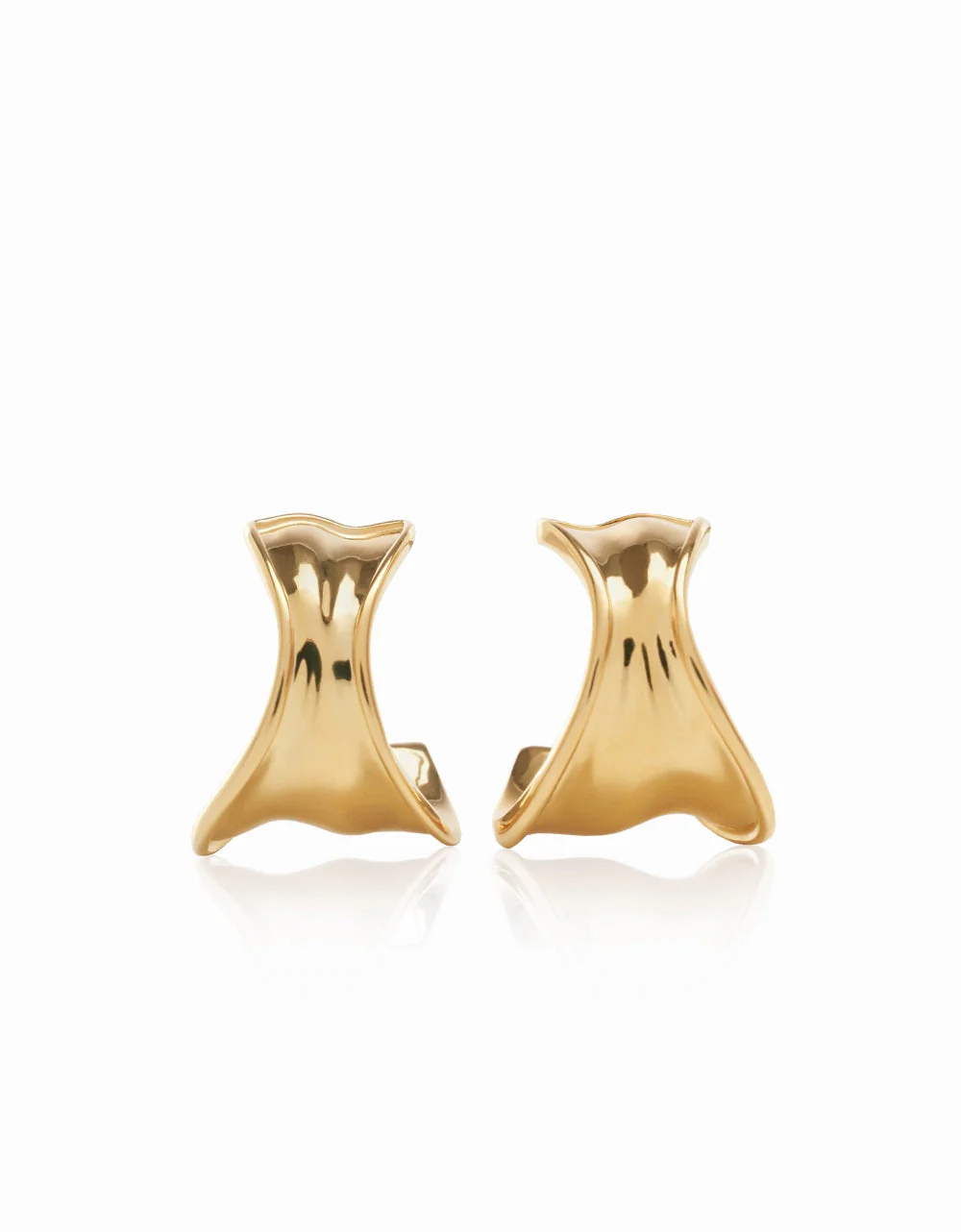 Curved Hoop Earrings