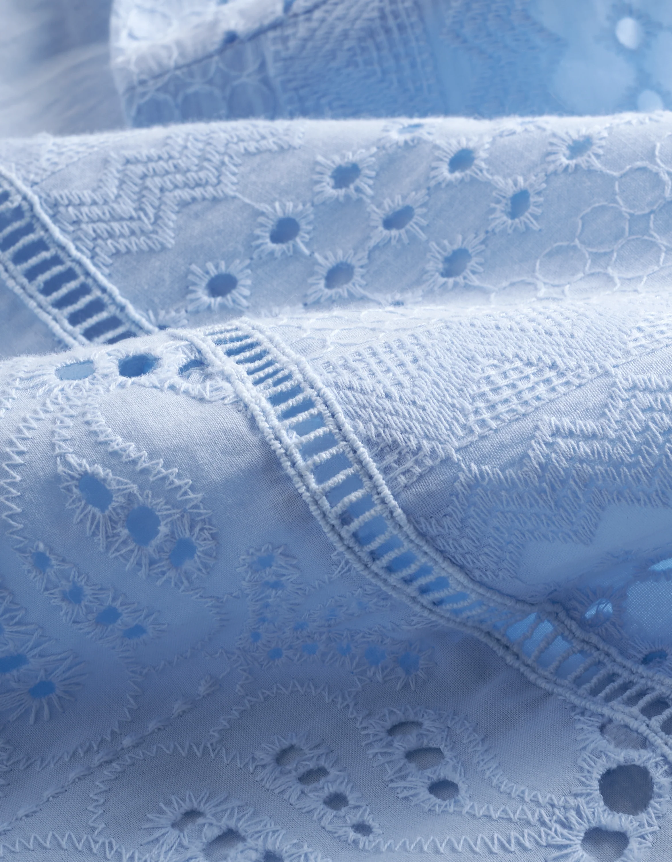 Cutwork Embroidery Pleated Dress - Image 22