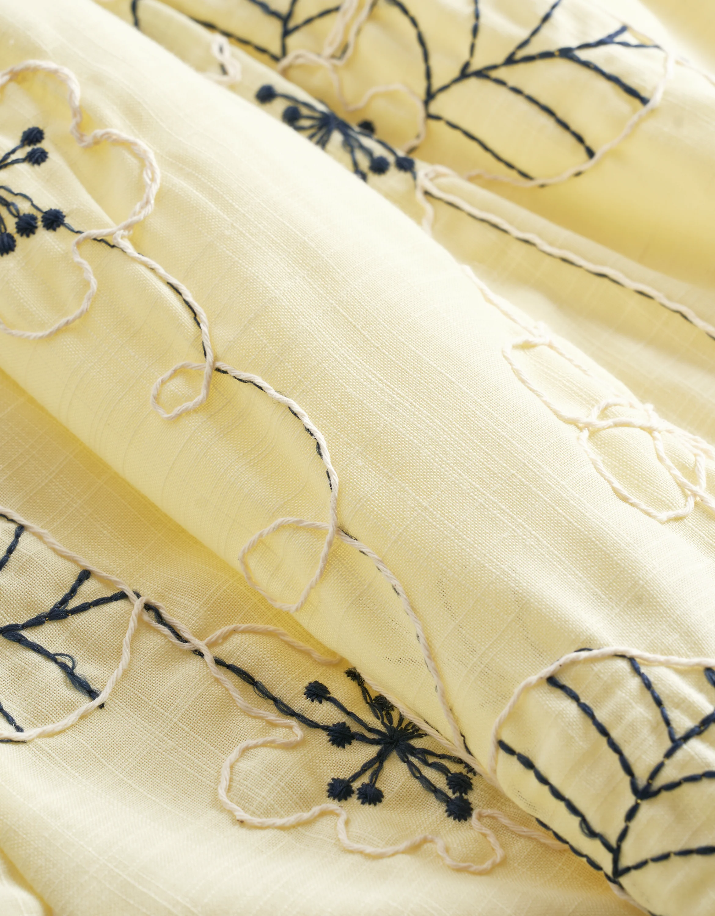Embroidered Midi Strap Dress - Image 11