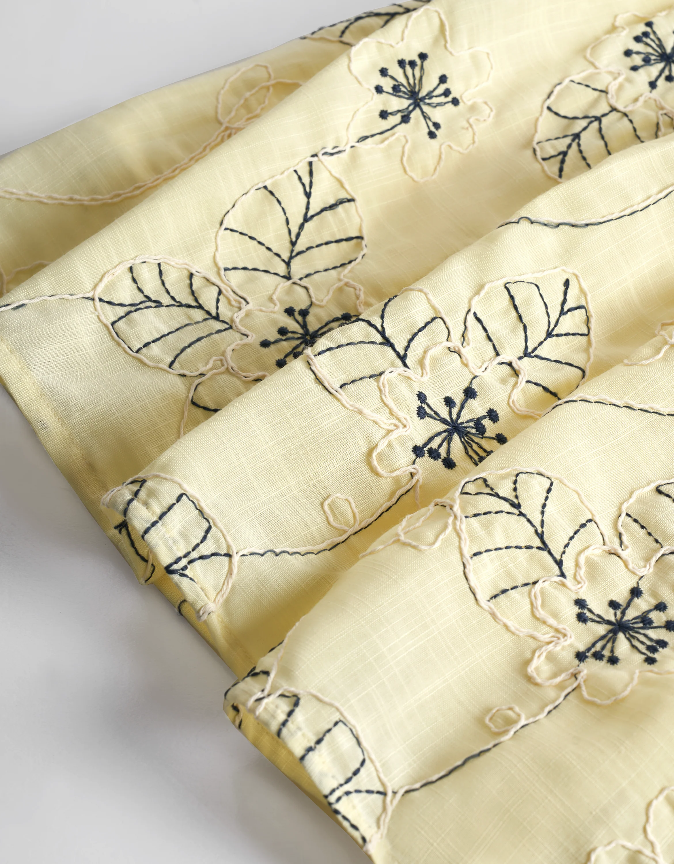 Embroidered Midi Strap Dress - Image 13