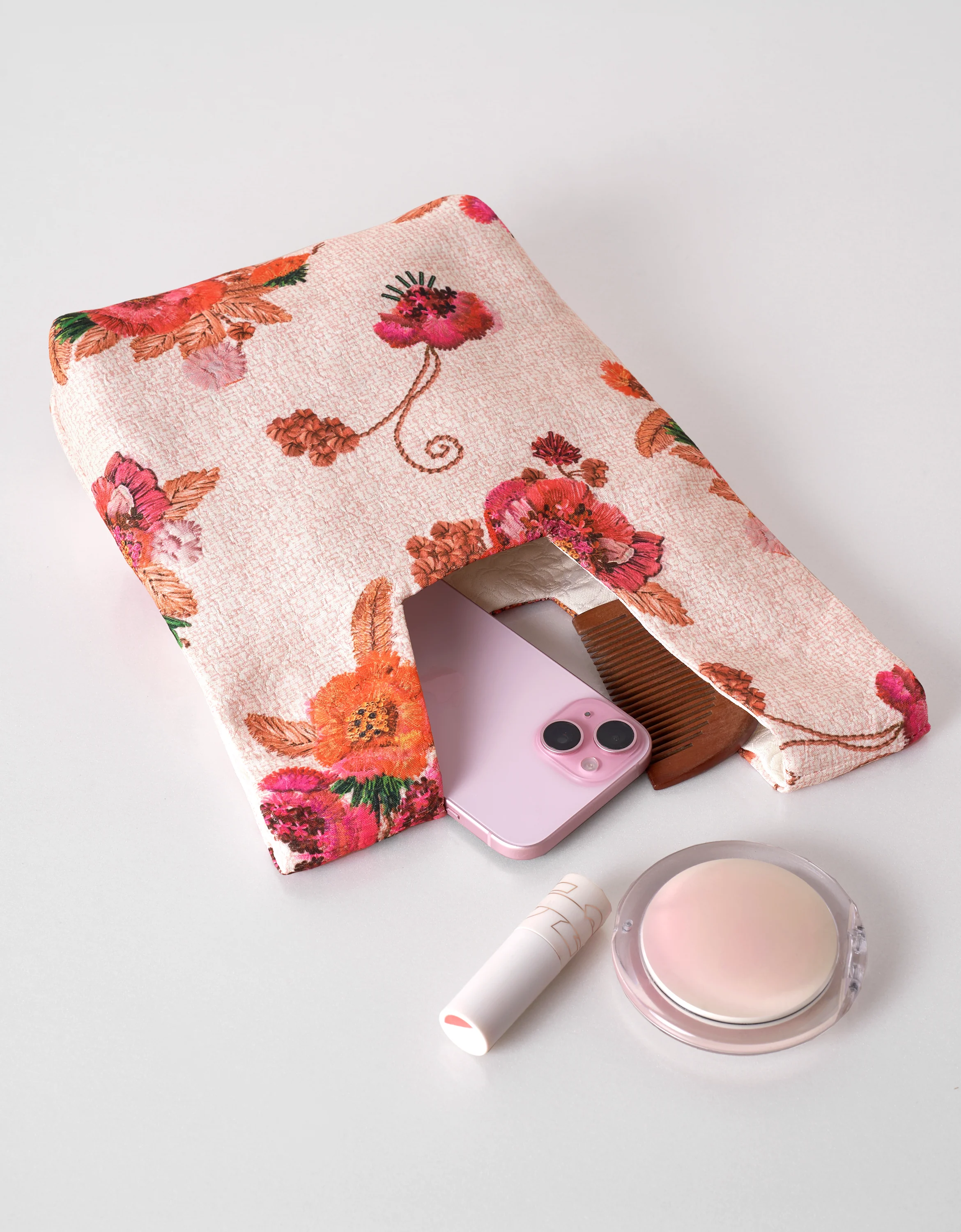 Exclusive Floral Print Hand Bag - Image 9