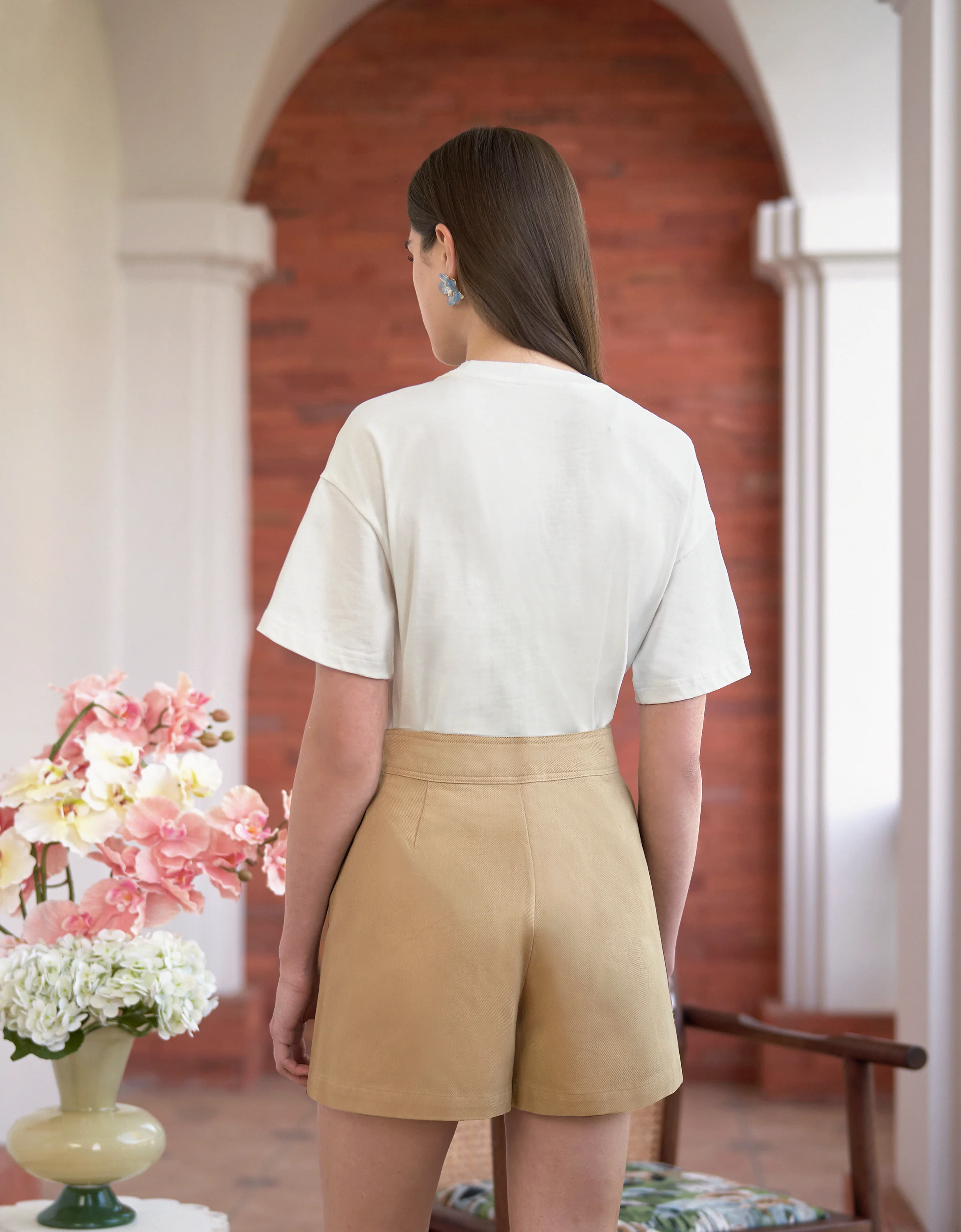 Floral Print Embroidered T-Shirt - Image 5