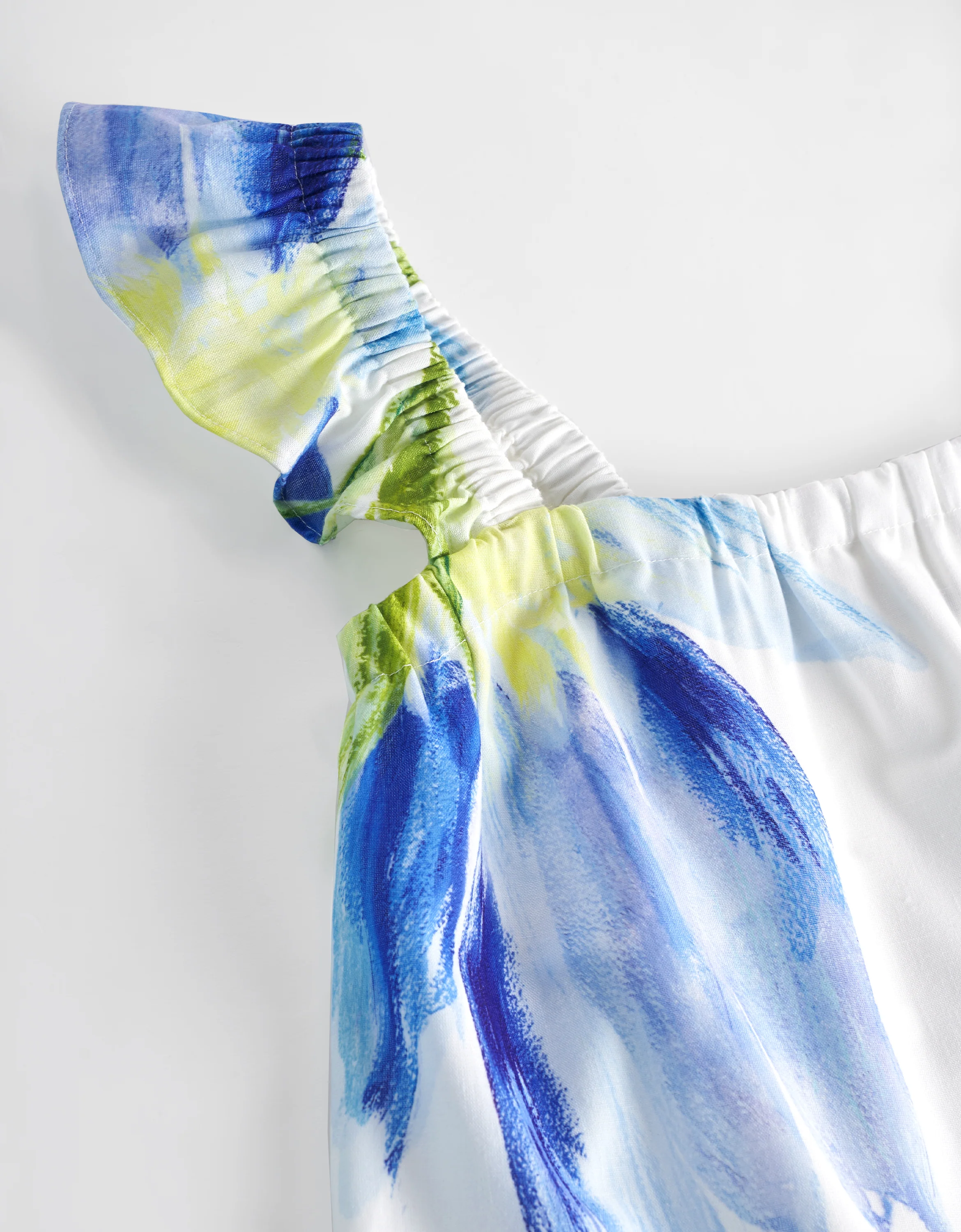 Floral Print Flared Sleeve Top - Image 7
