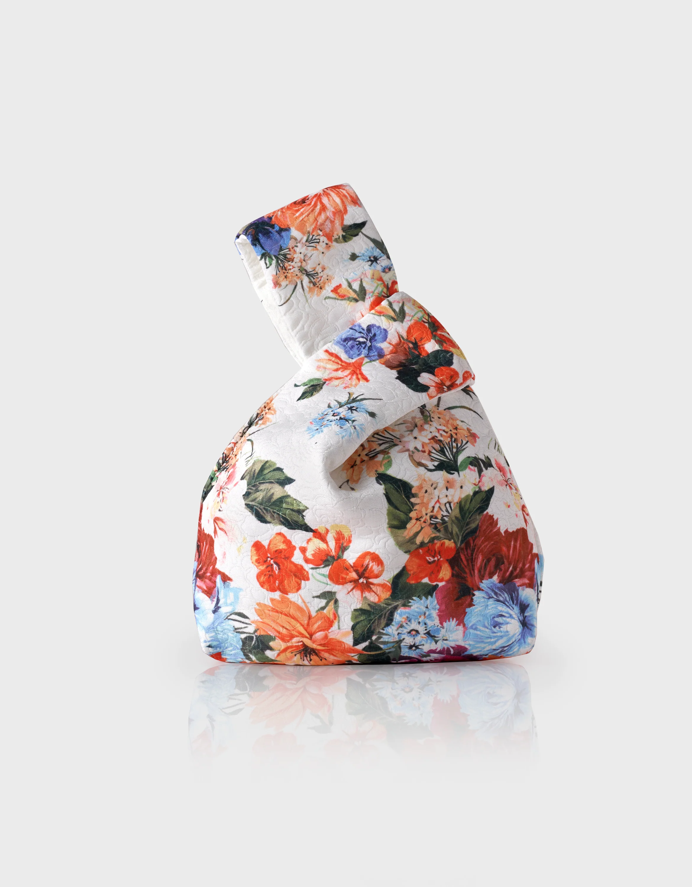 Floral Print Reversible Hand Bag