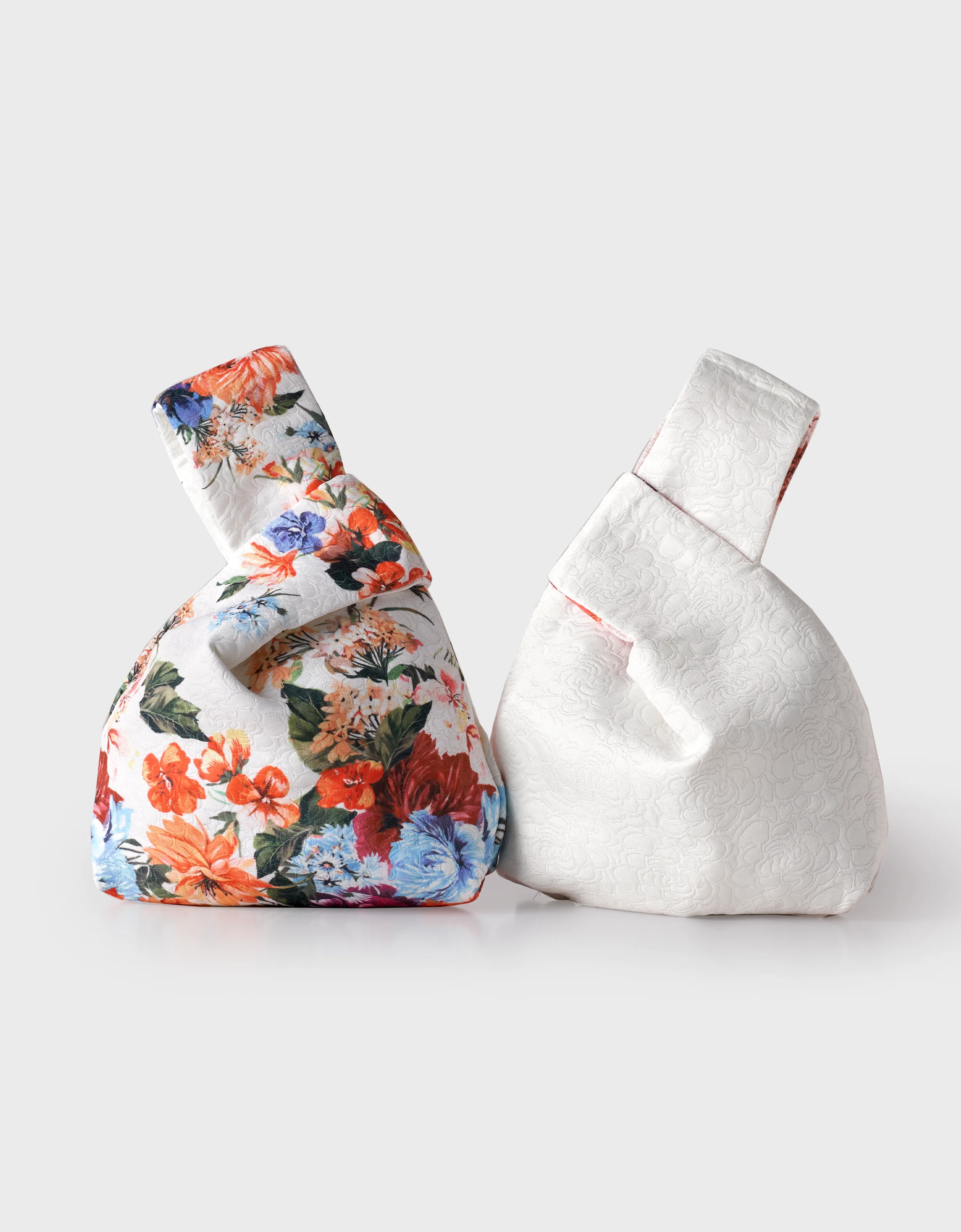 Floral Print Reversible Hand Bag - Image 4