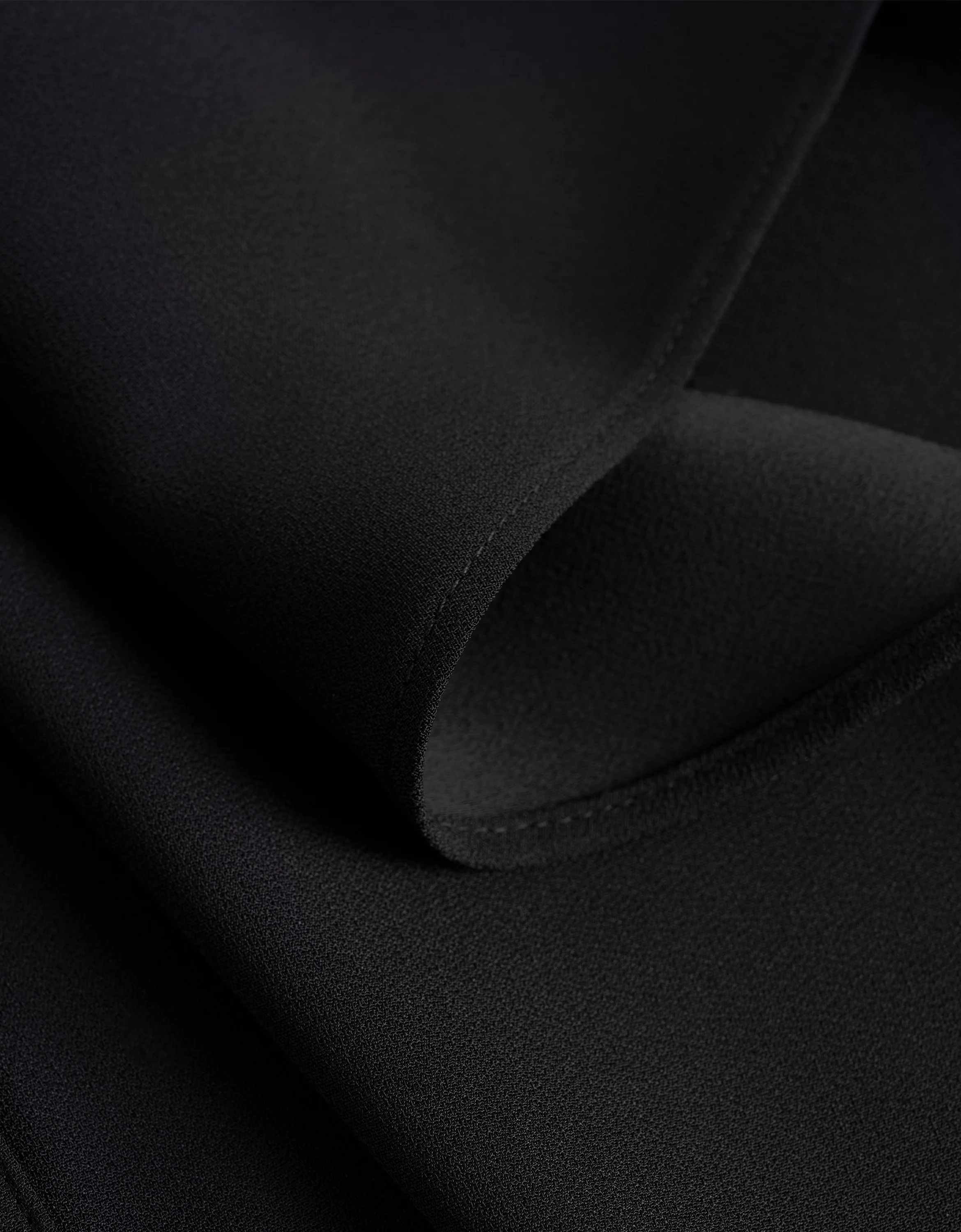 Front Ruffle Stand Collar Top - Image 19