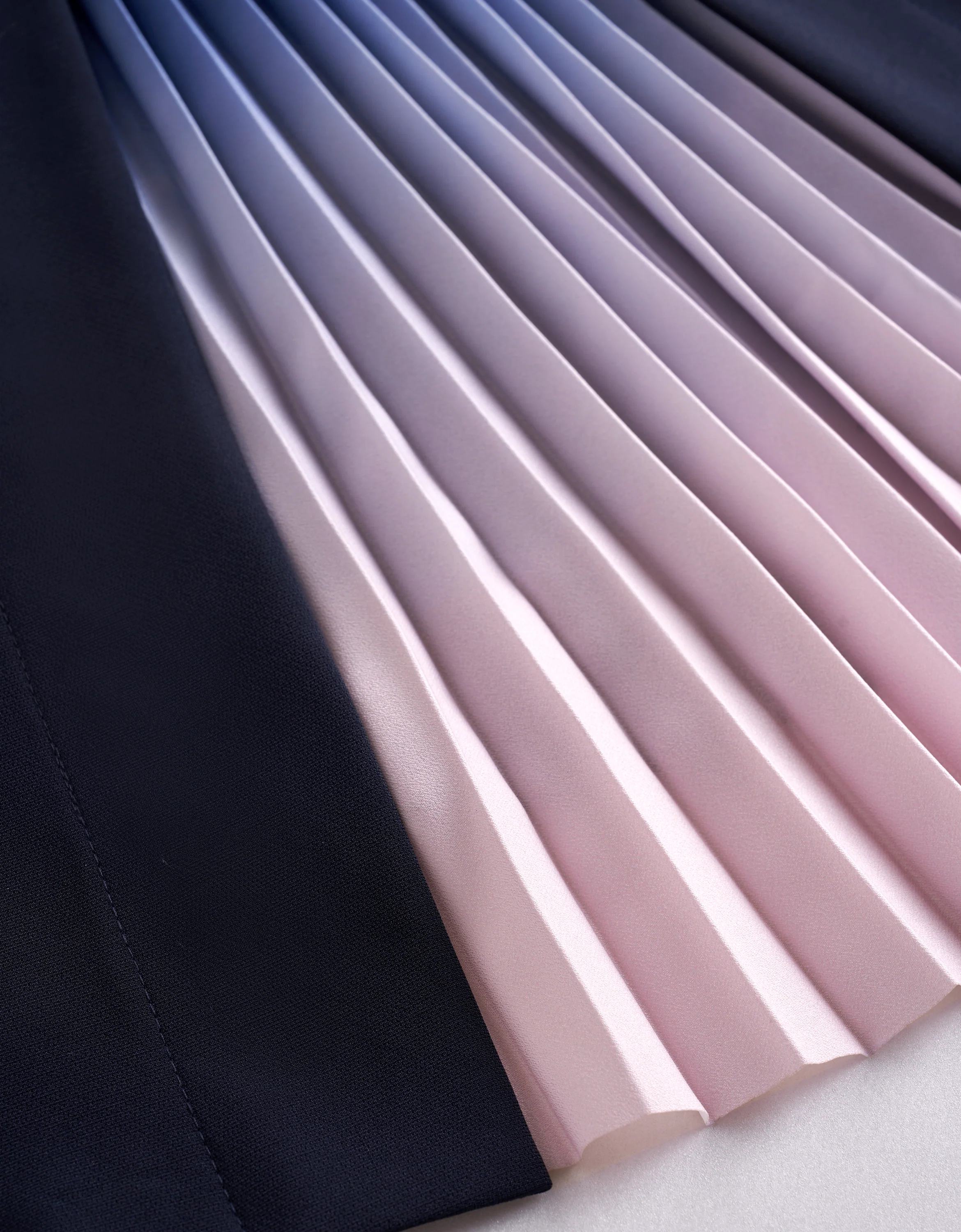 Gradient Pleated Panel Sleeveless Dress - Image 6