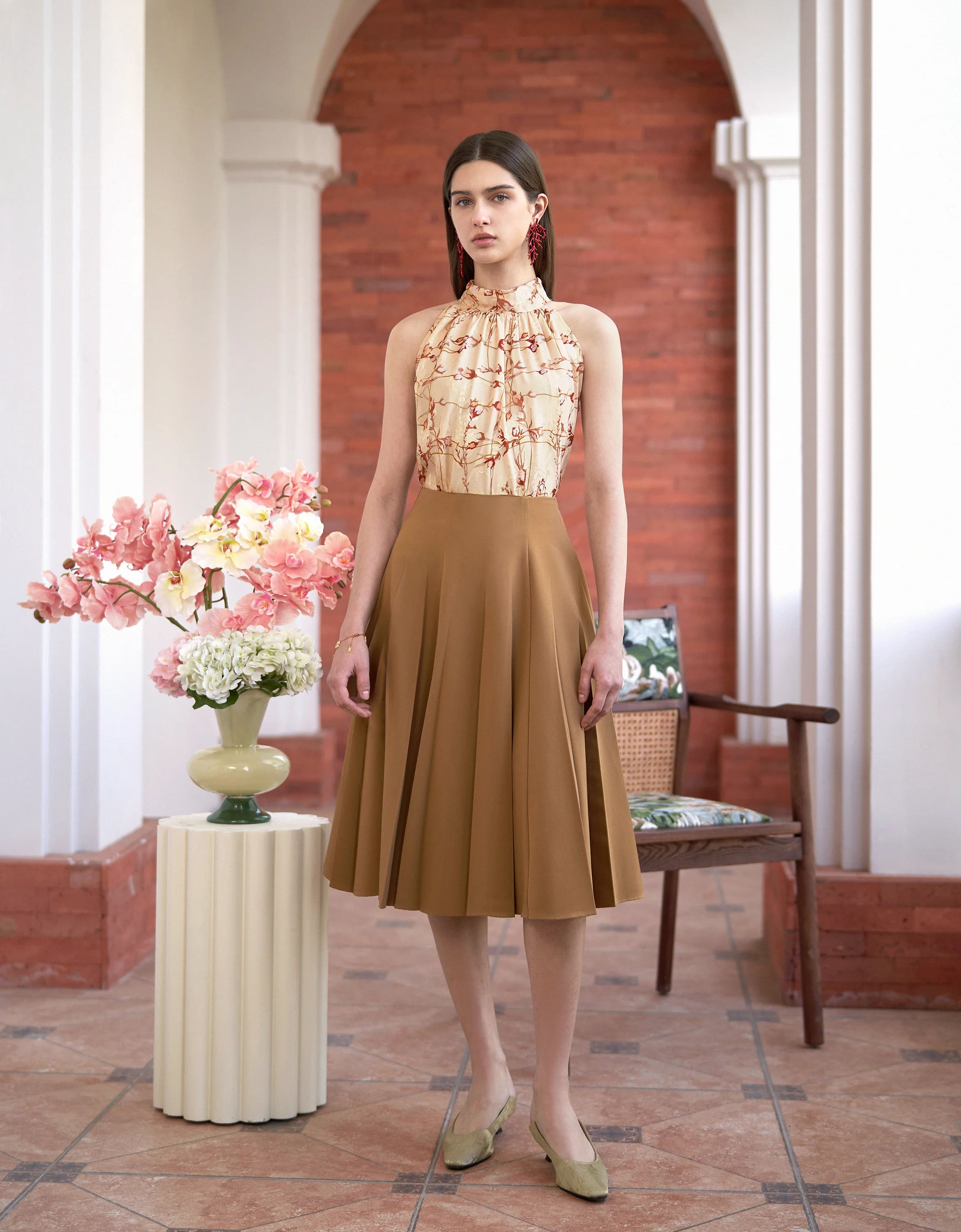 Halterneck Floral Top - Image 7