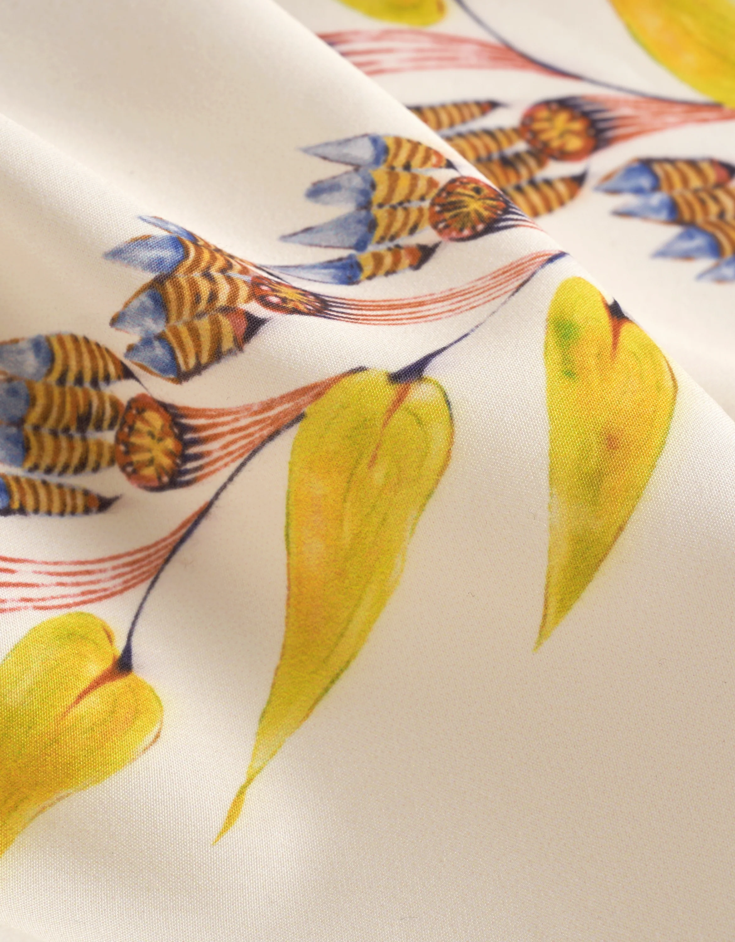 Leaf Print V-neck Midi Dress - Image 7