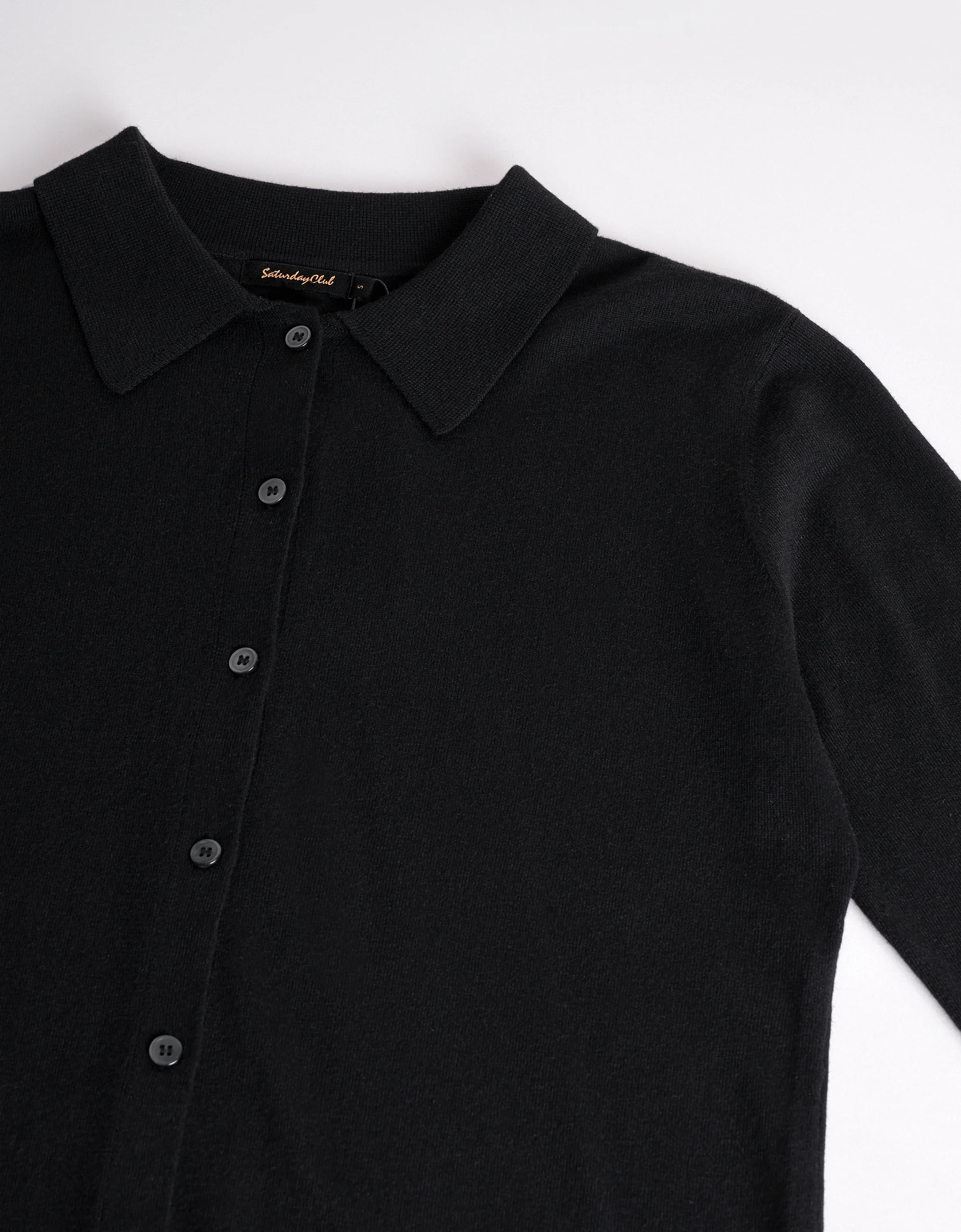 Long Sleeve Button Up Knit Shirt - Image 4