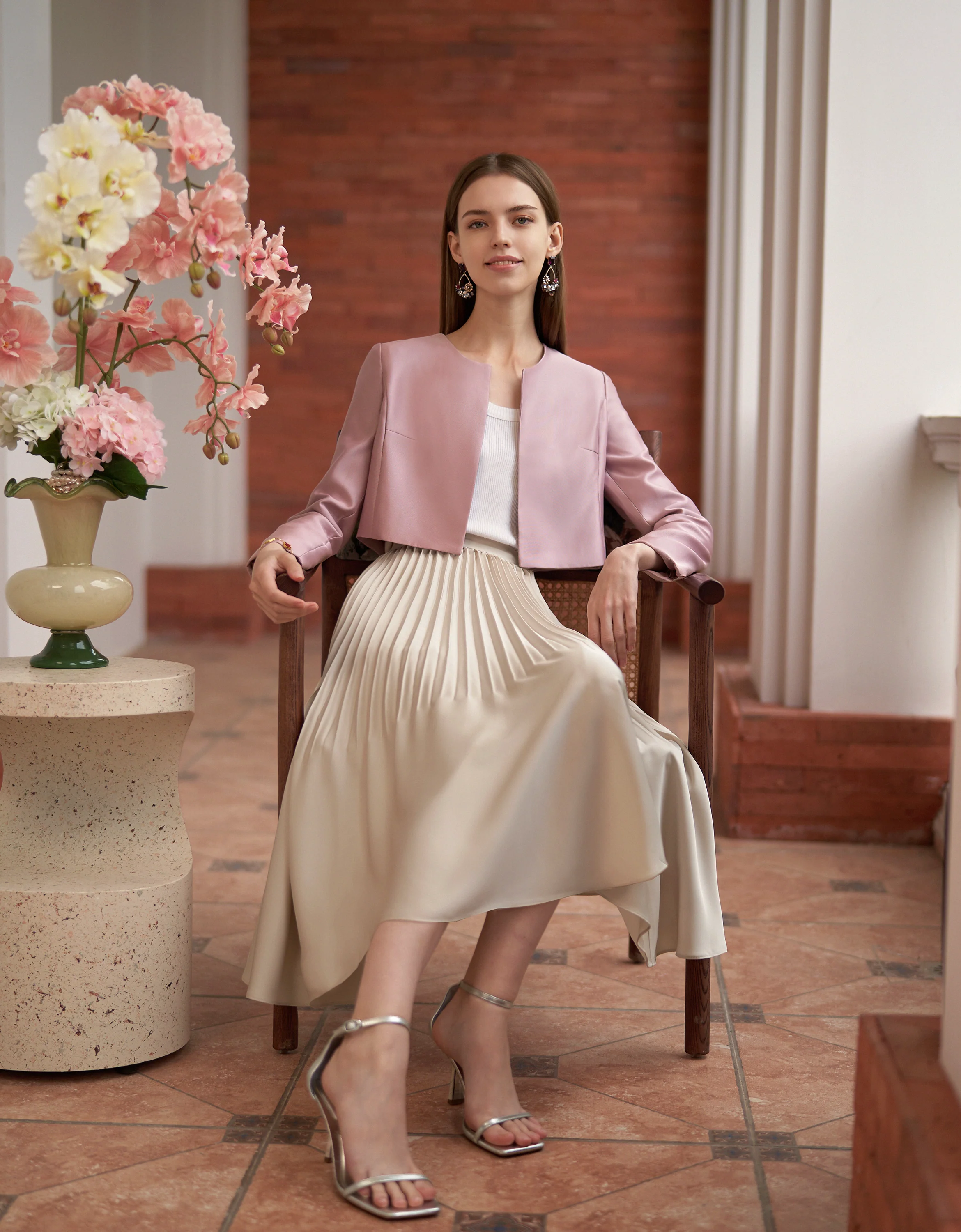 Long Sleeve Cropped Jacket - Image 5