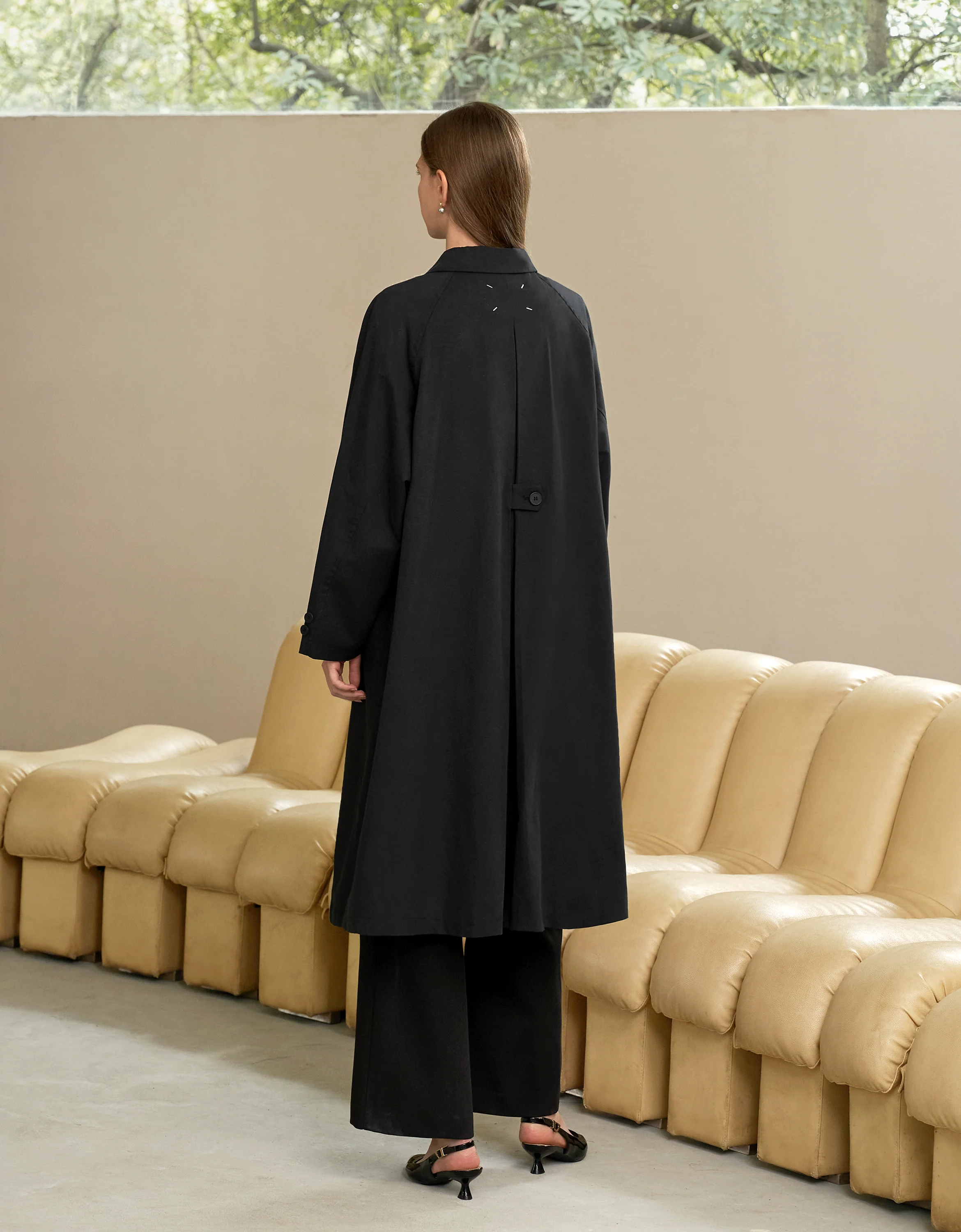 Loose Fit Button-up Coat - Image 2