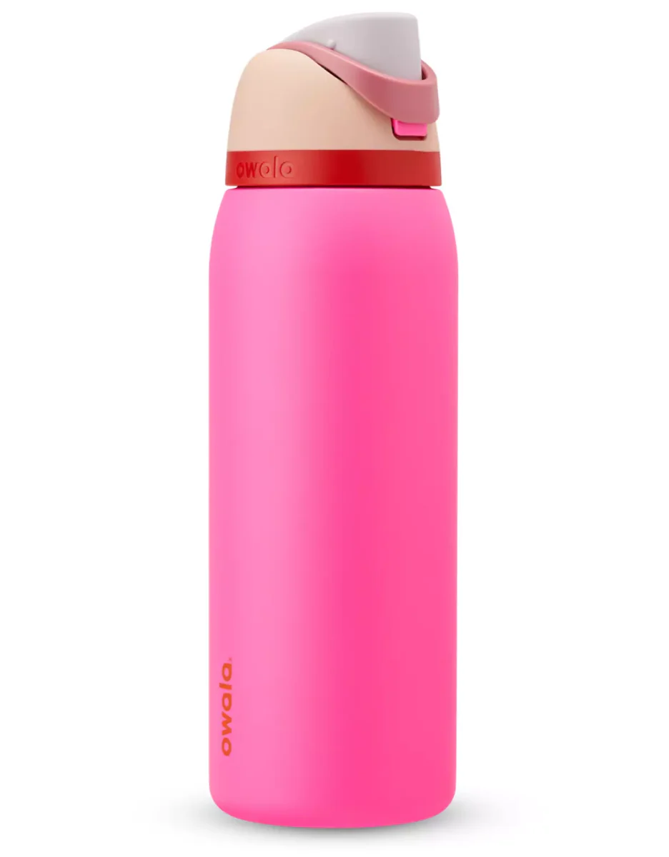 Owala FreeSip™ Insulated Stainless-Steel Water Bottle with Locking Push-Button Lid - Image 2