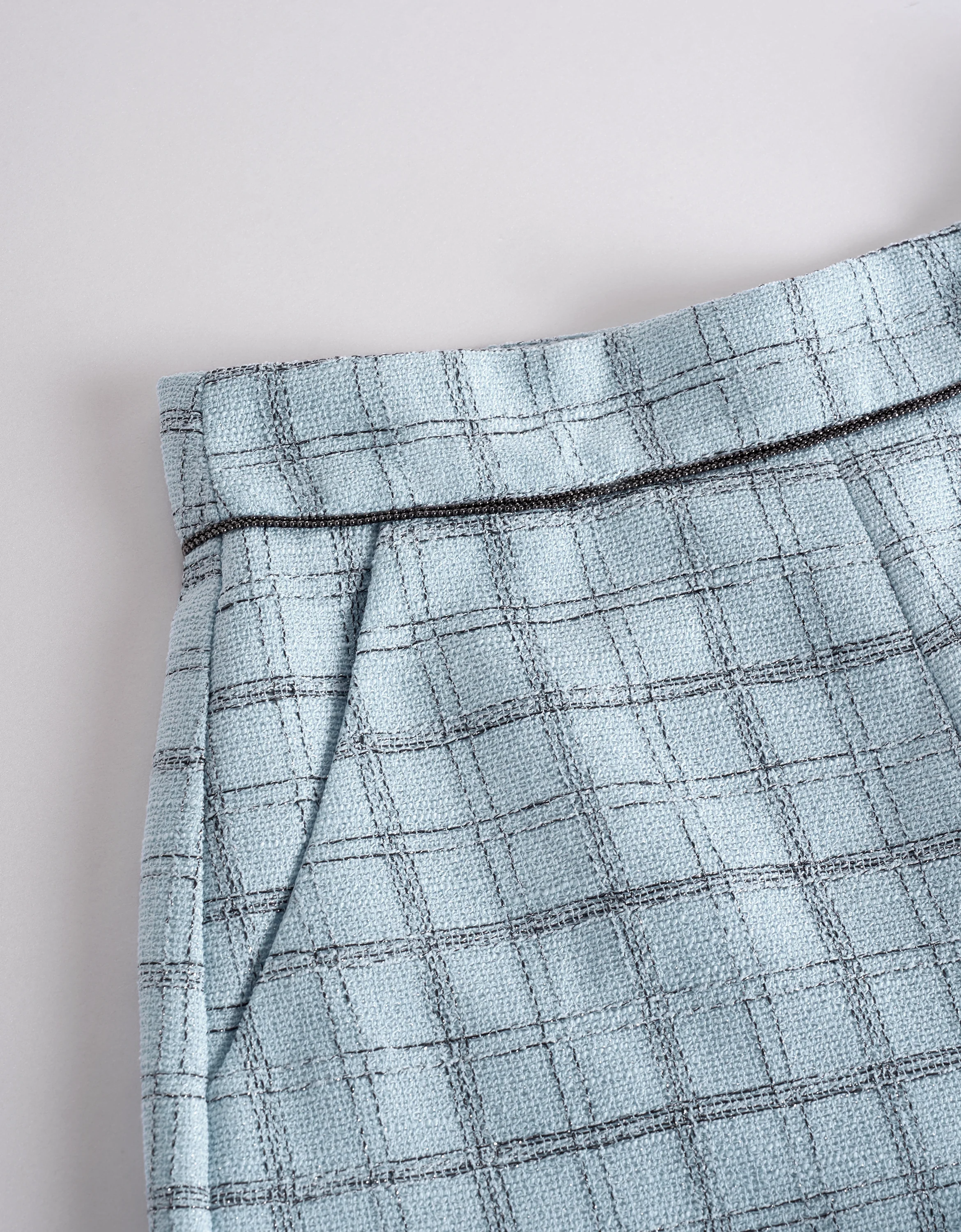 Plaid Tweed Shorts - Image 6