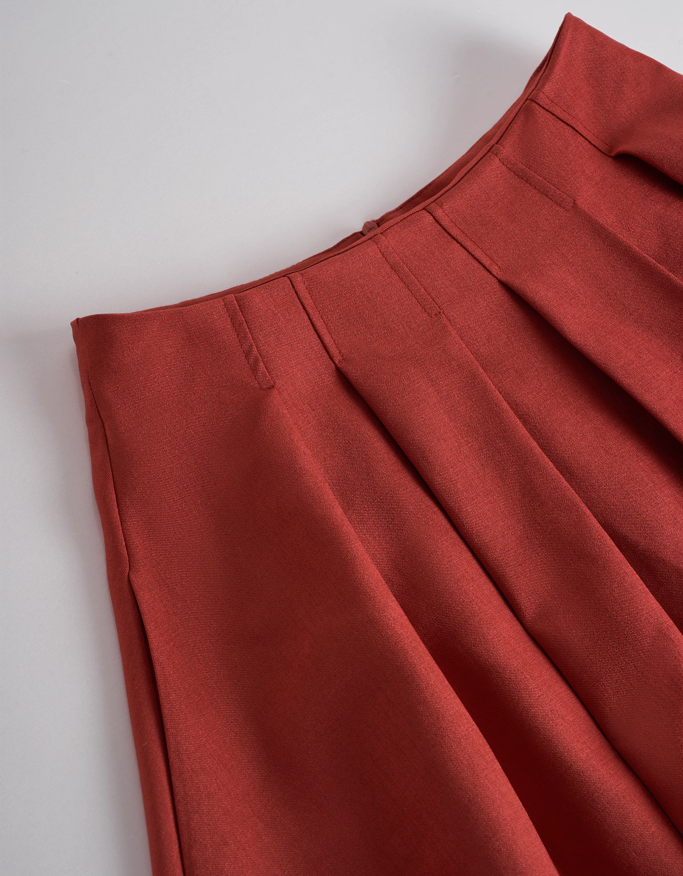 Pleated Waist A-line Skirt - Image 7