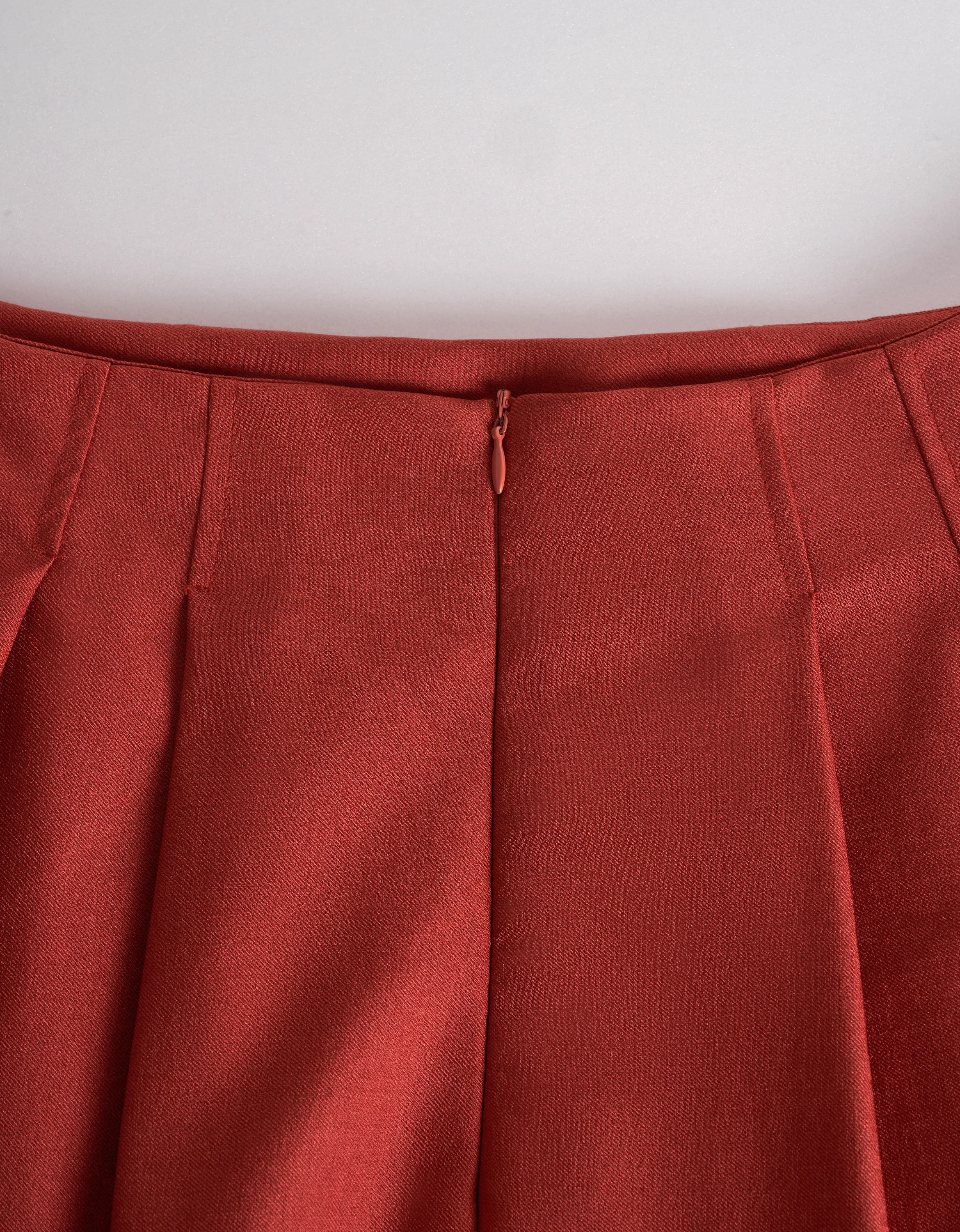 Pleated Waist A-line Skirt - Image 8