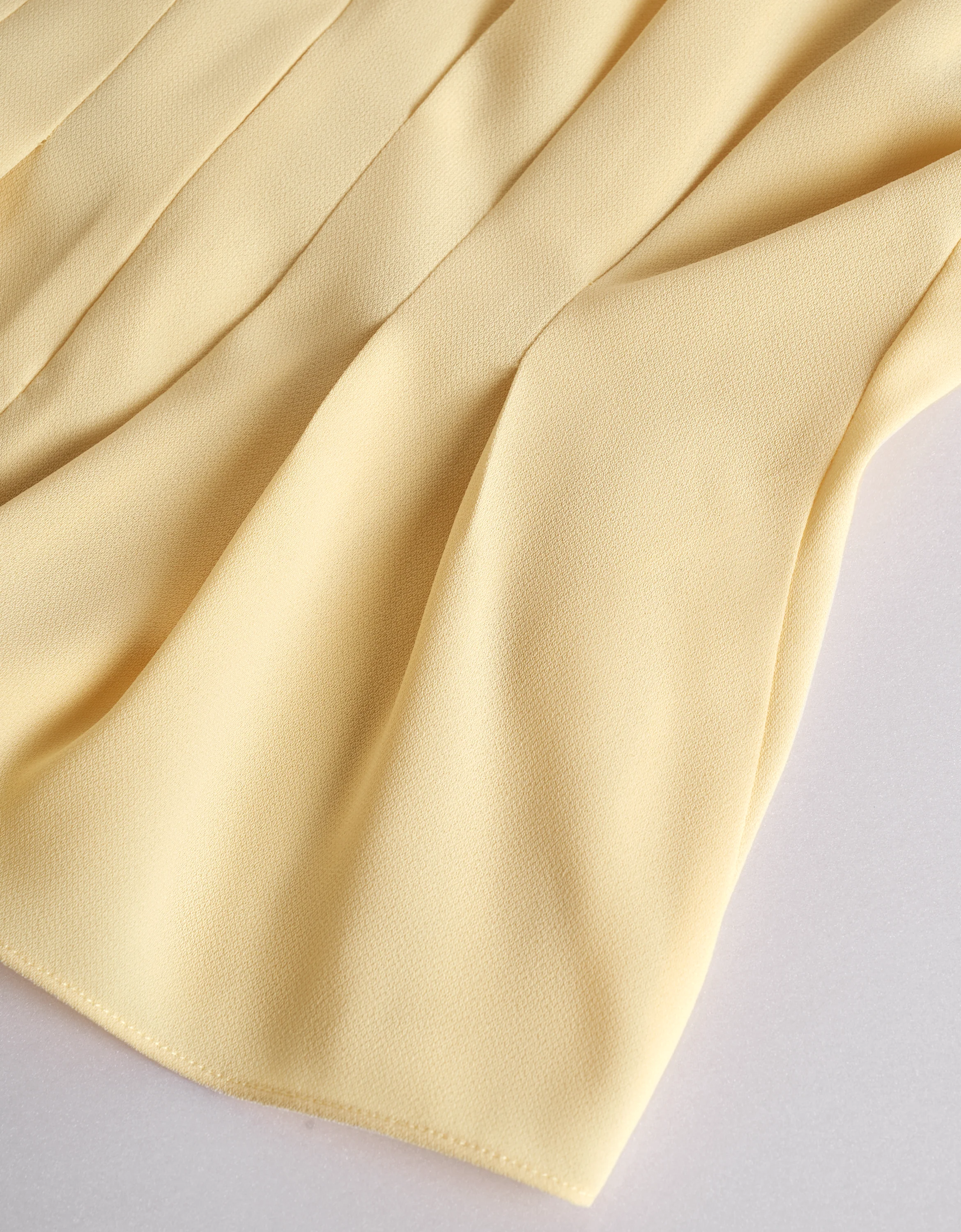 Pleated Waist Round Neck Short Sleeve Top - Image 14