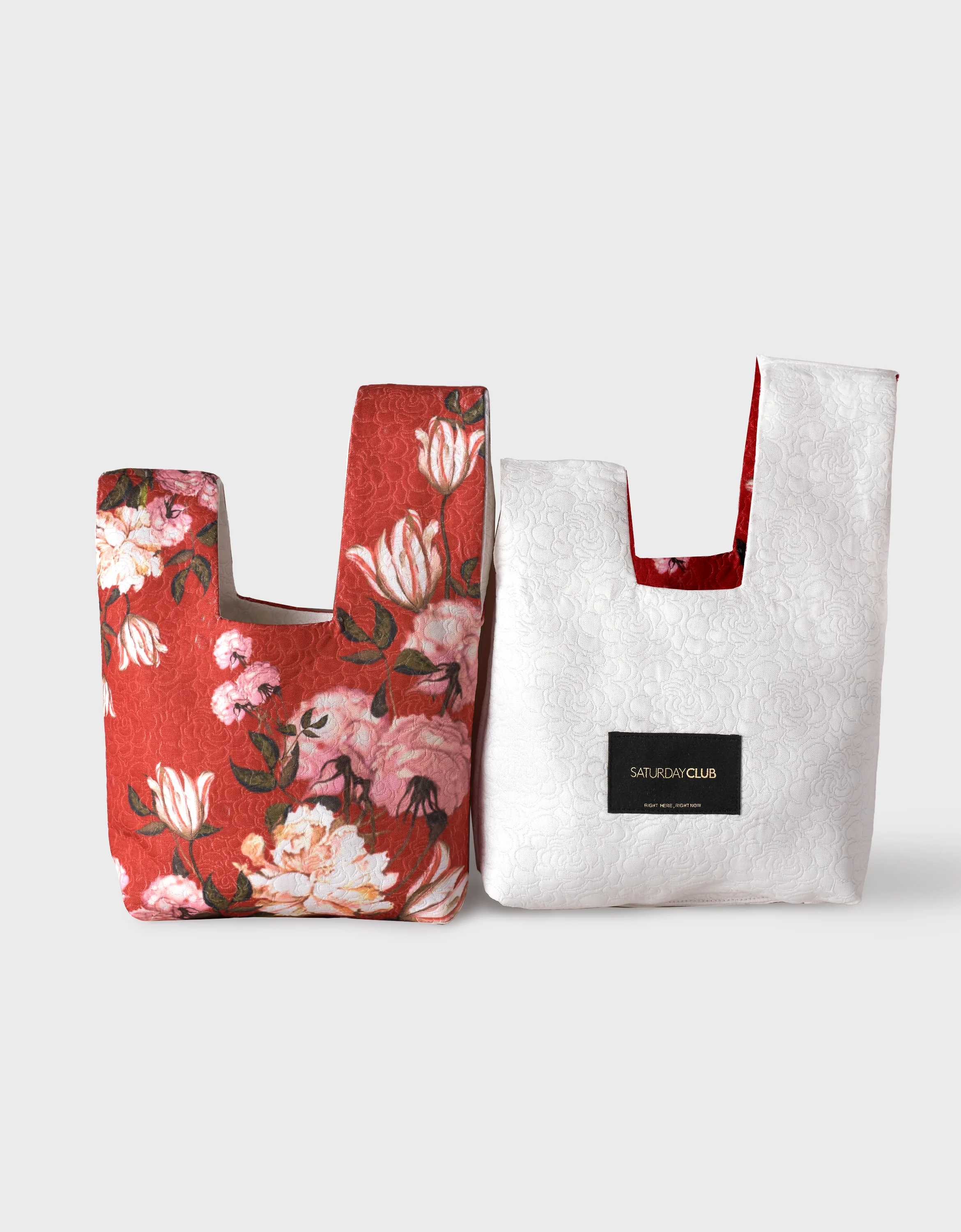 Reversible Floral Hand Bag - Image 6