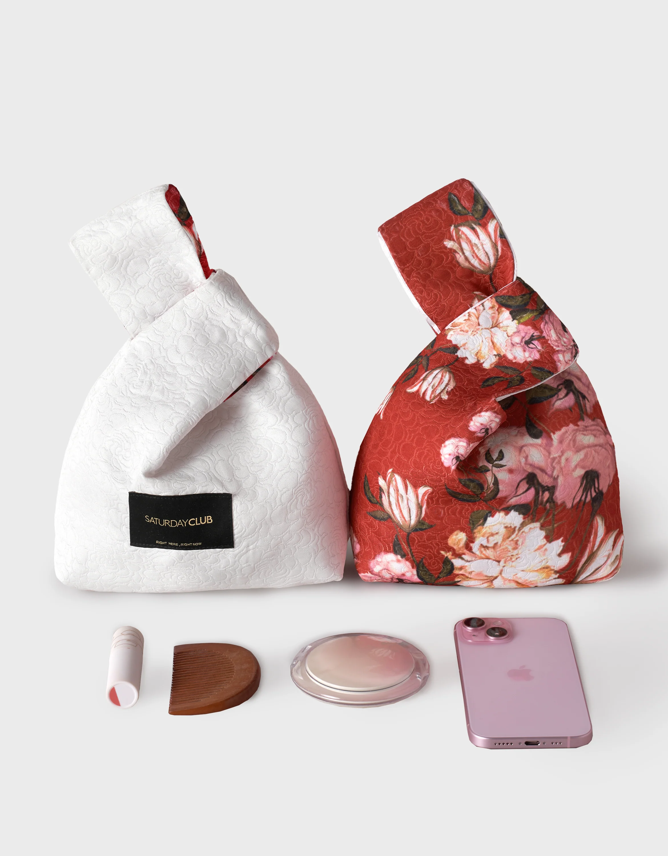 Reversible Floral Hand Bag - Image 8