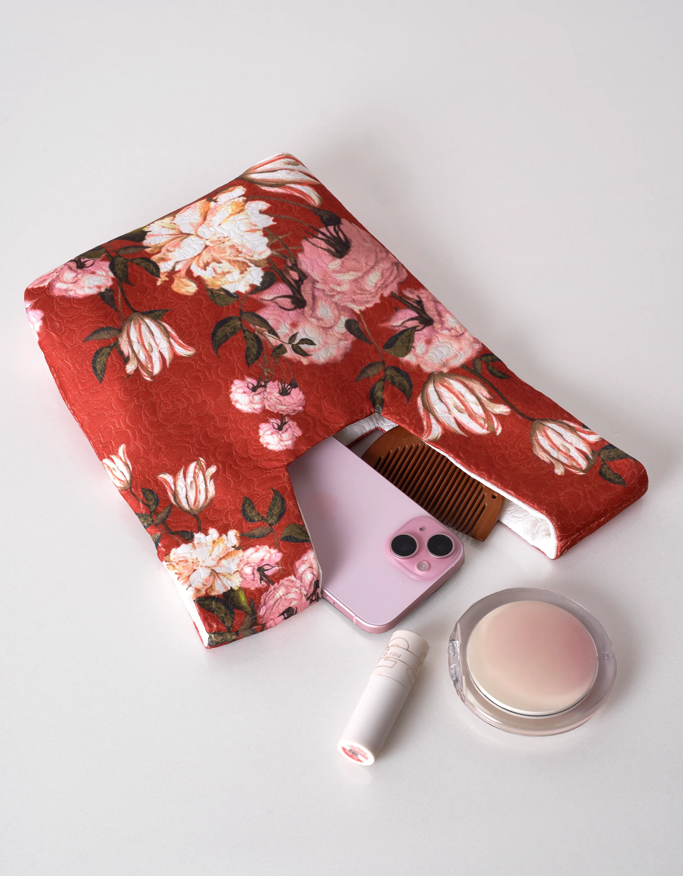 Reversible Floral Hand Bag - Image 9