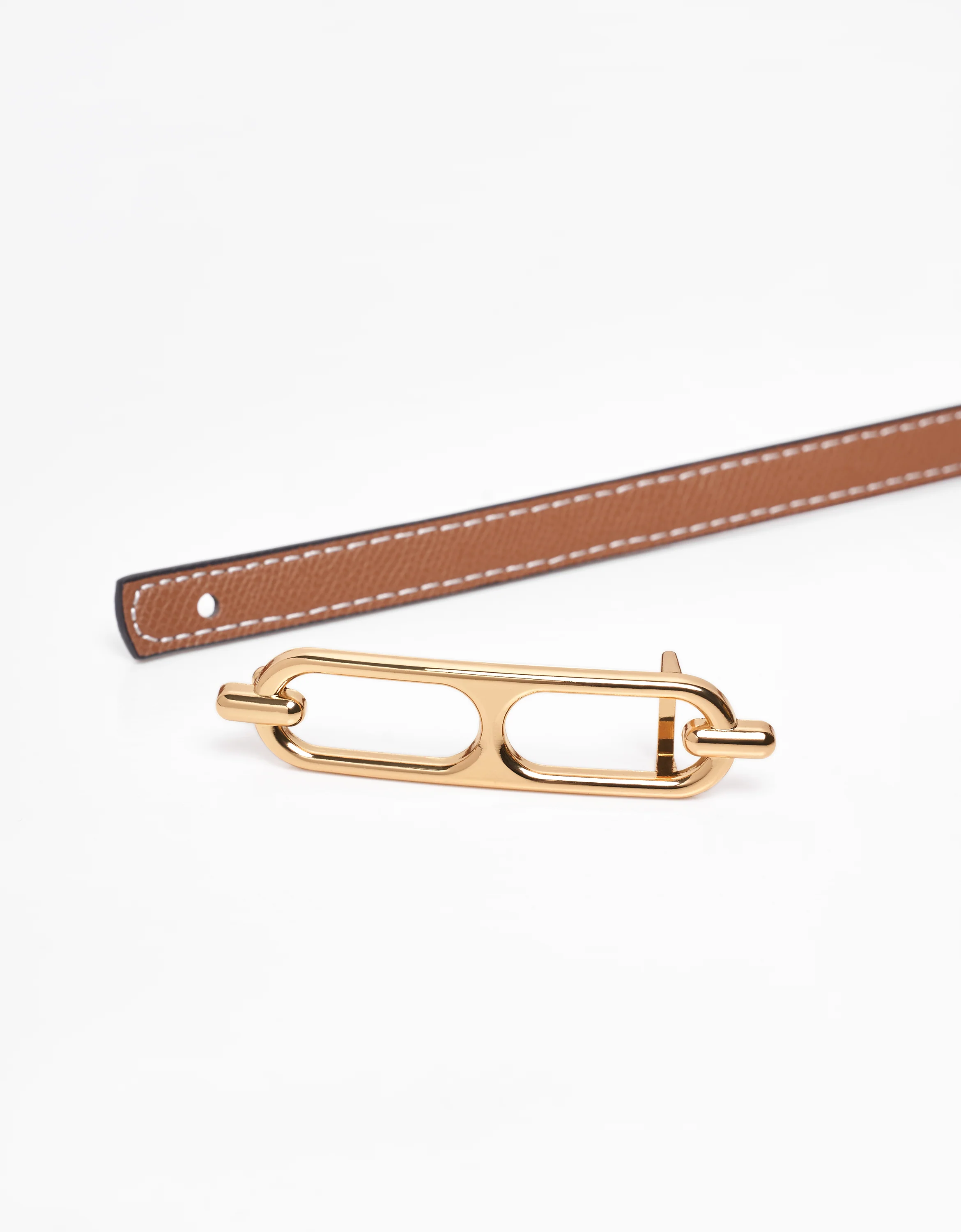 Reversible Thin Leather Belt - Image 14