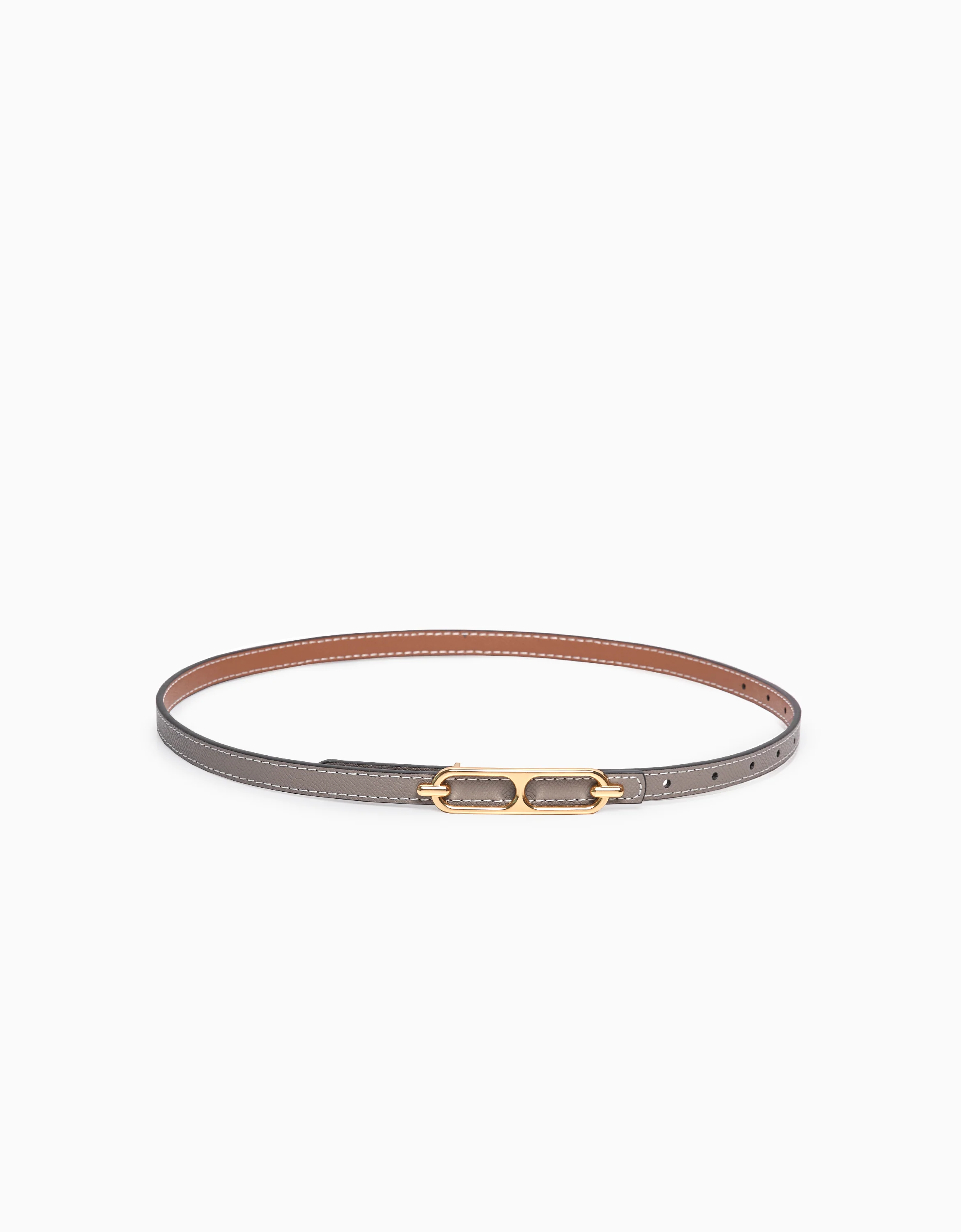 Reversible Thin Leather Belt - Image 15