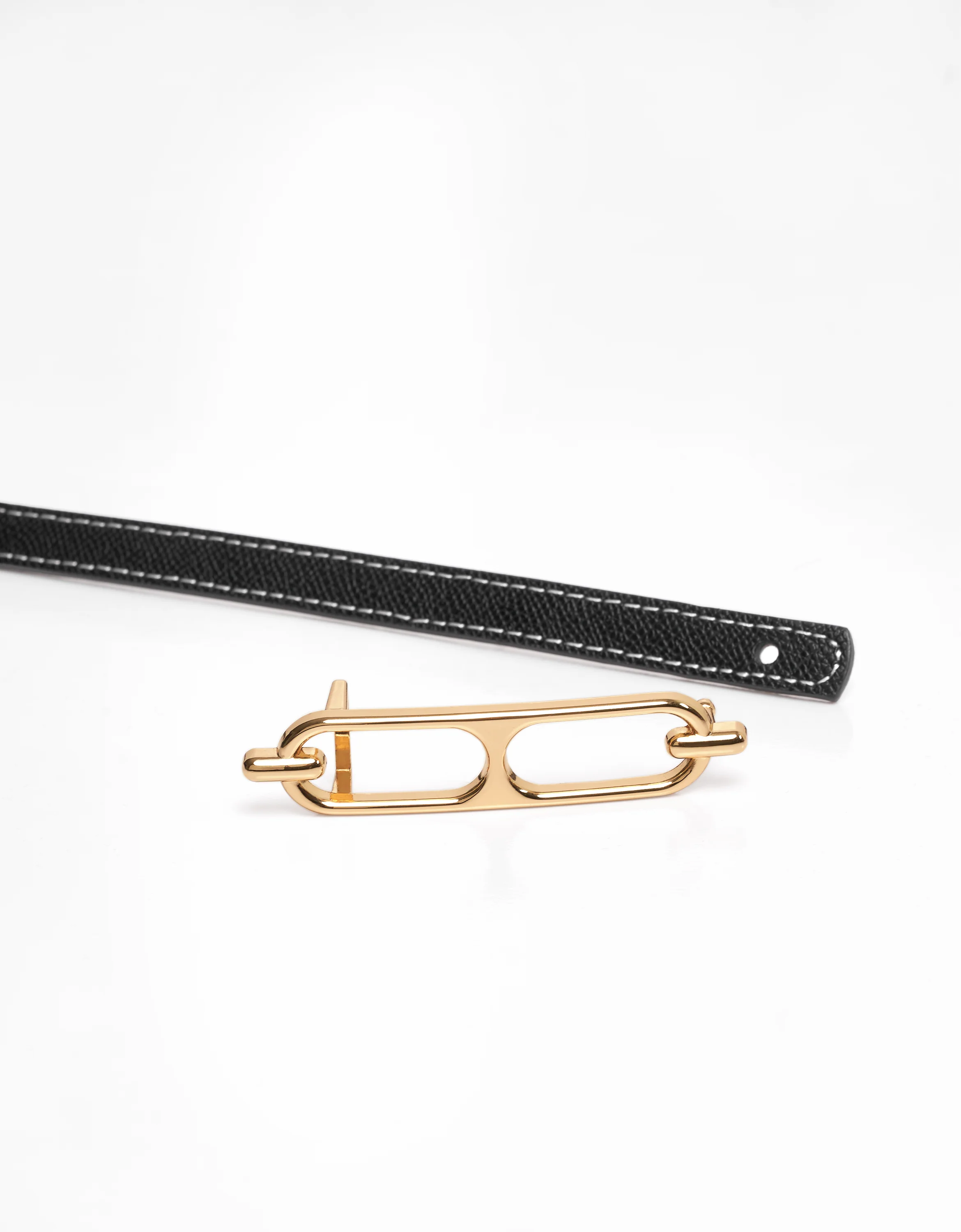 Reversible Thin Leather Belt - Image 6