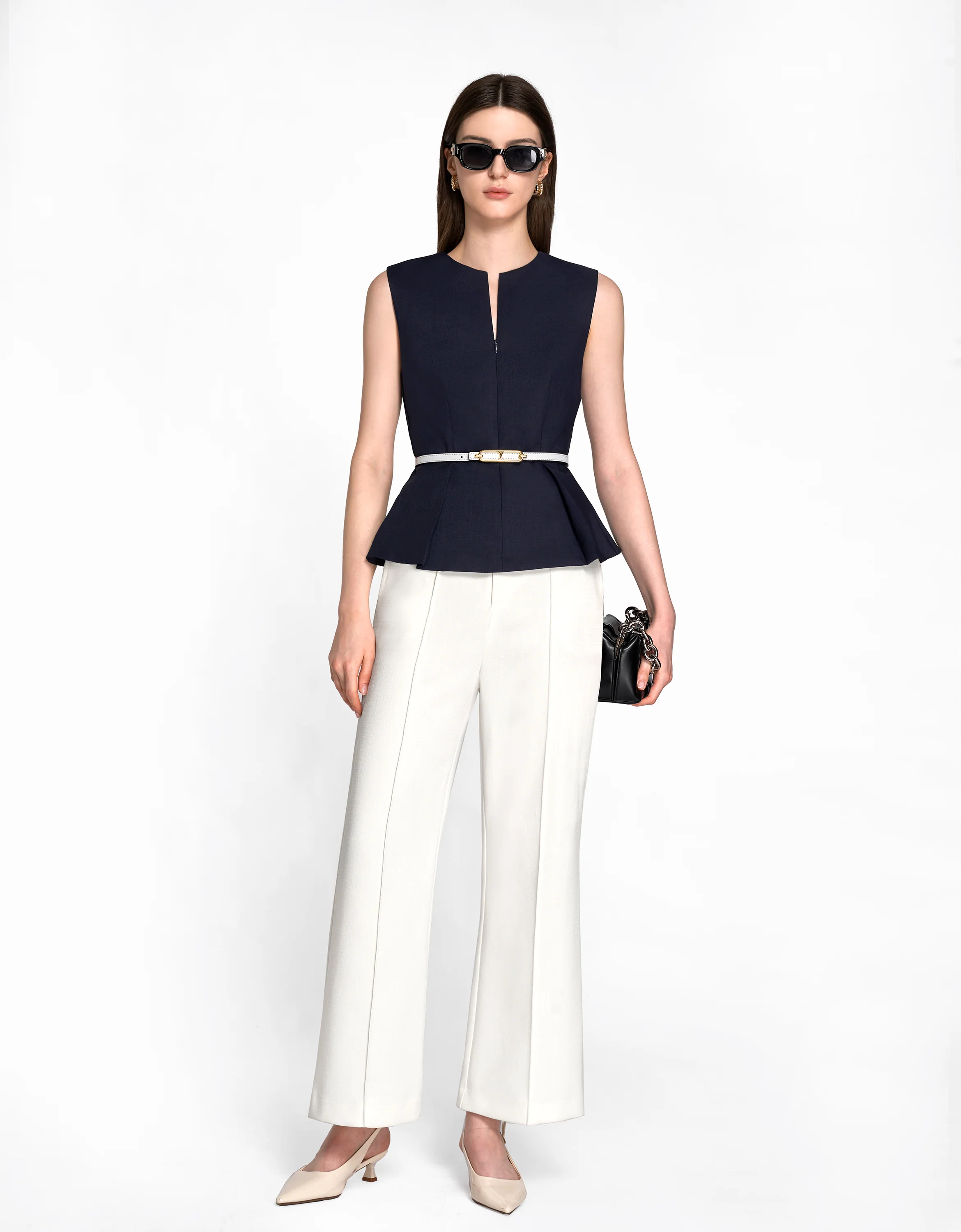 Reversible Thin Leather Belt - Image 9