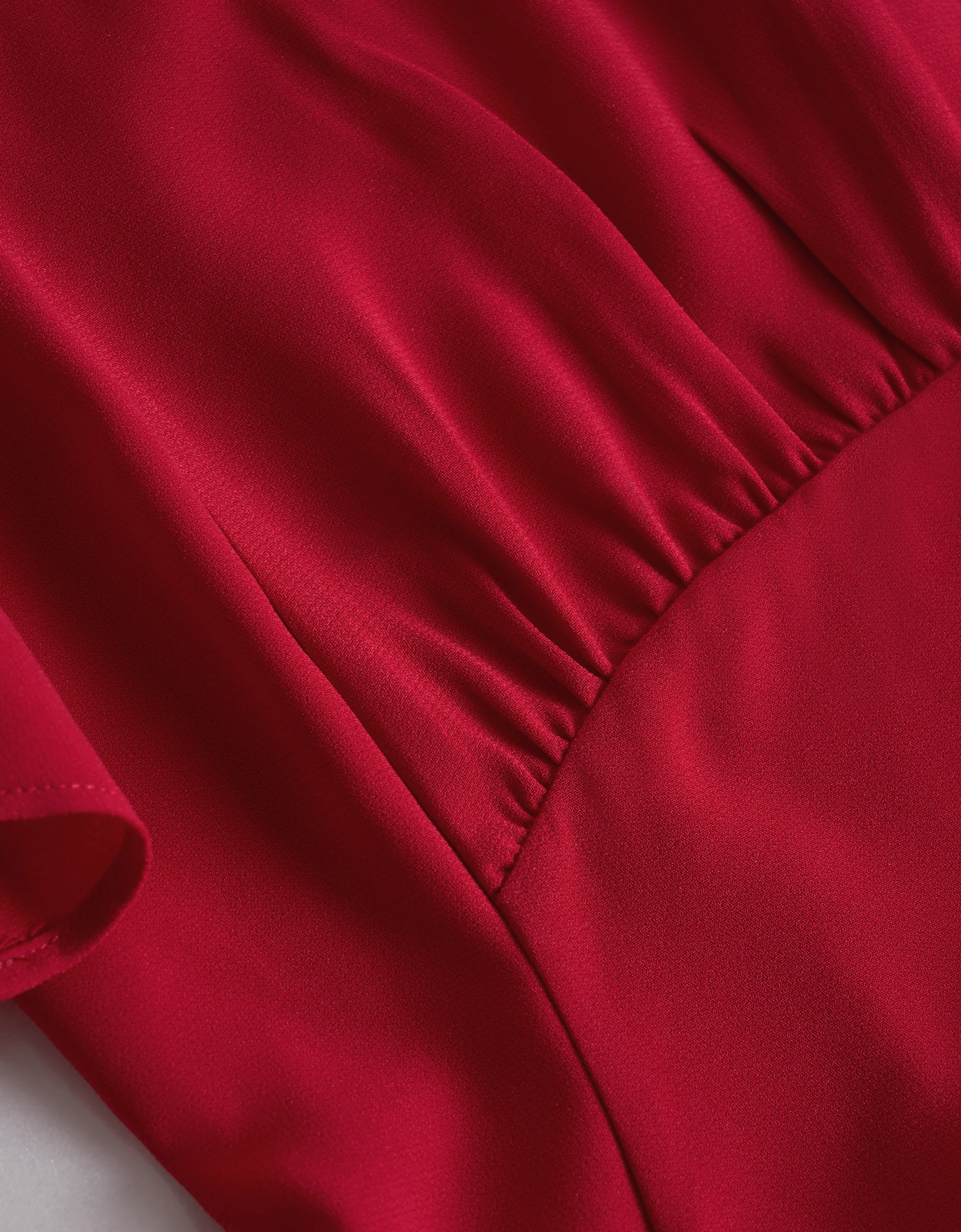 Round Neck Ruffle Sleeve Top - Image 5