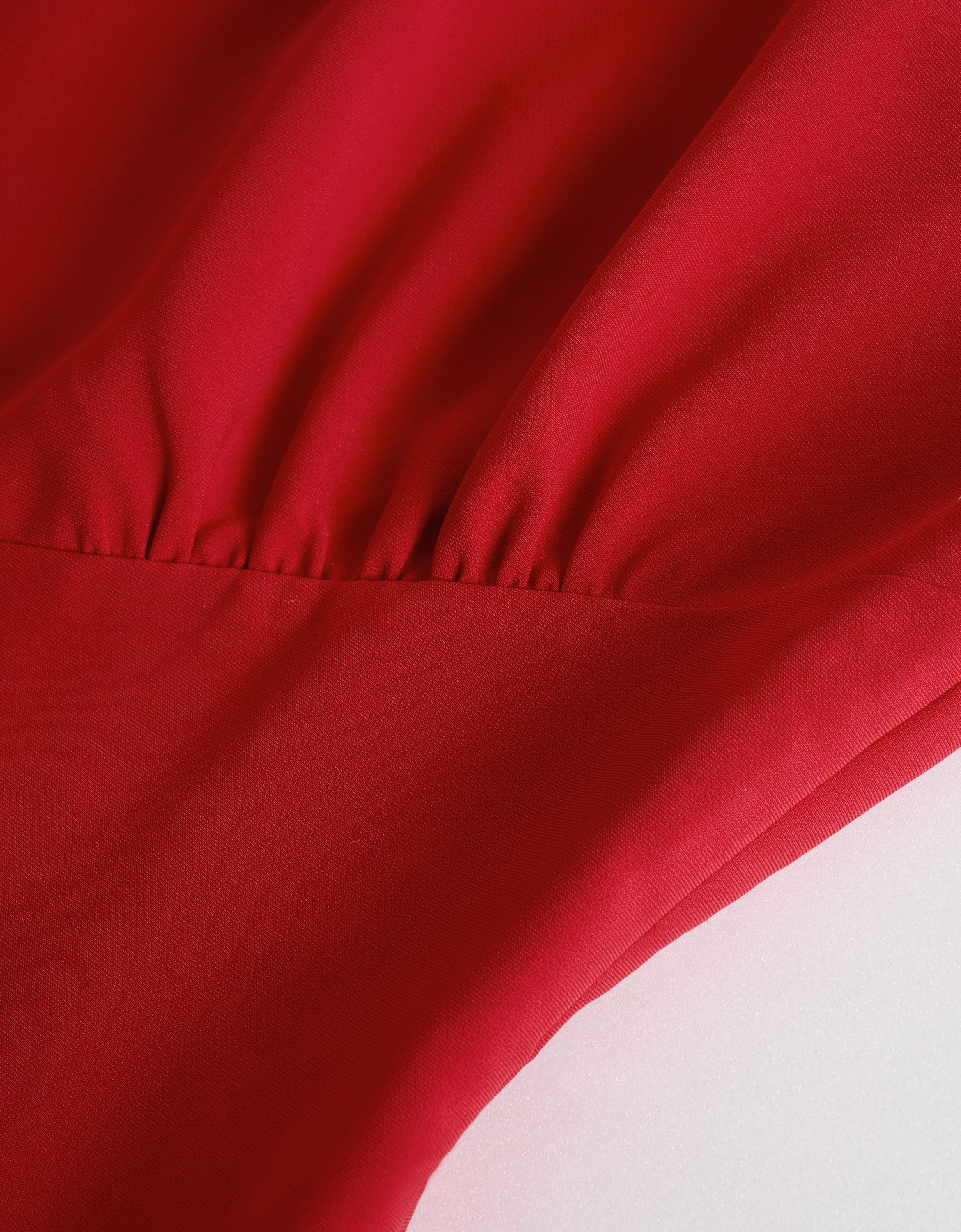 Round Neck Sleeveless Asymmetric Pleated Dress - Image 12