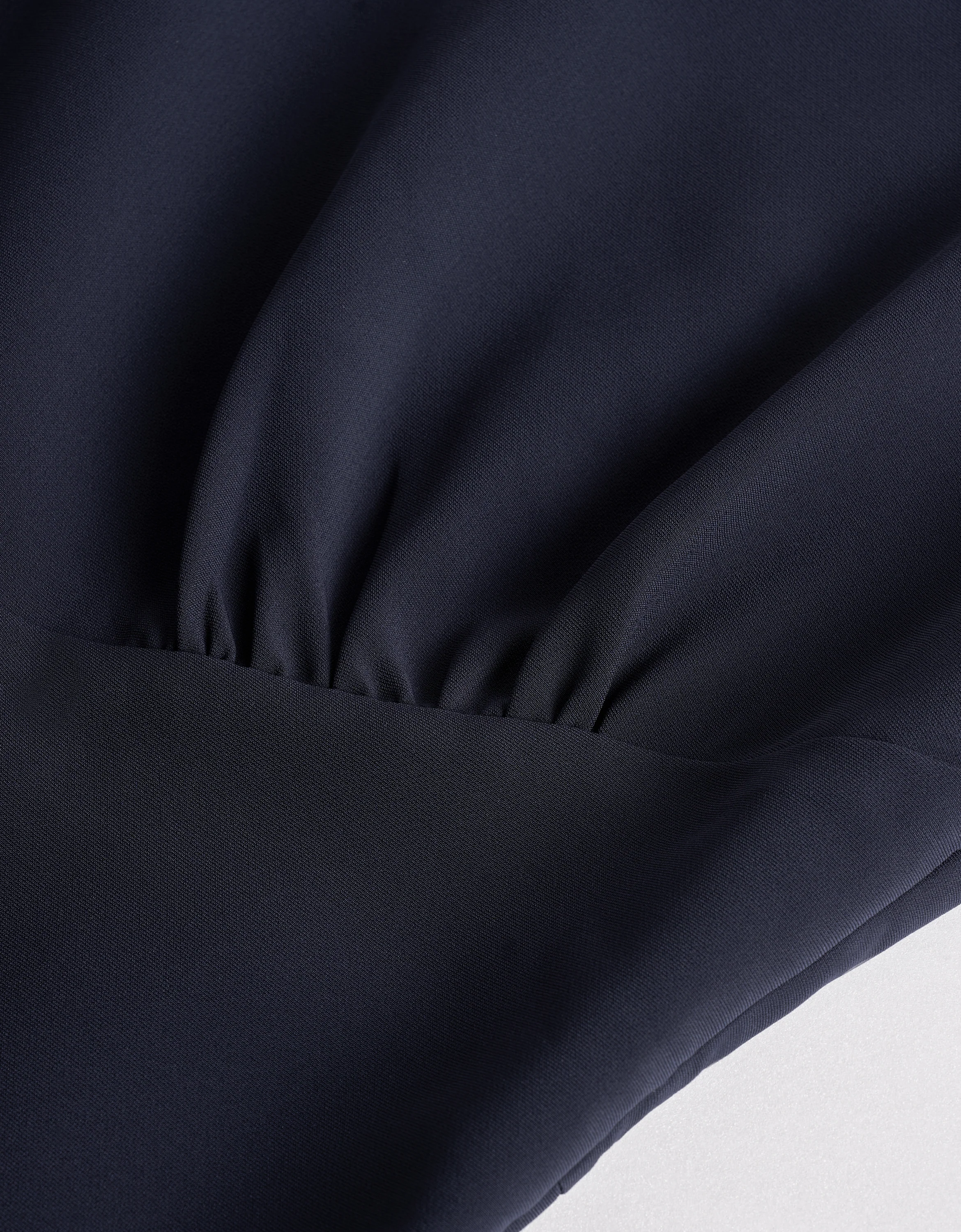 Round Neck Sleeveless Asymmetric Pleated Dress - Image 6