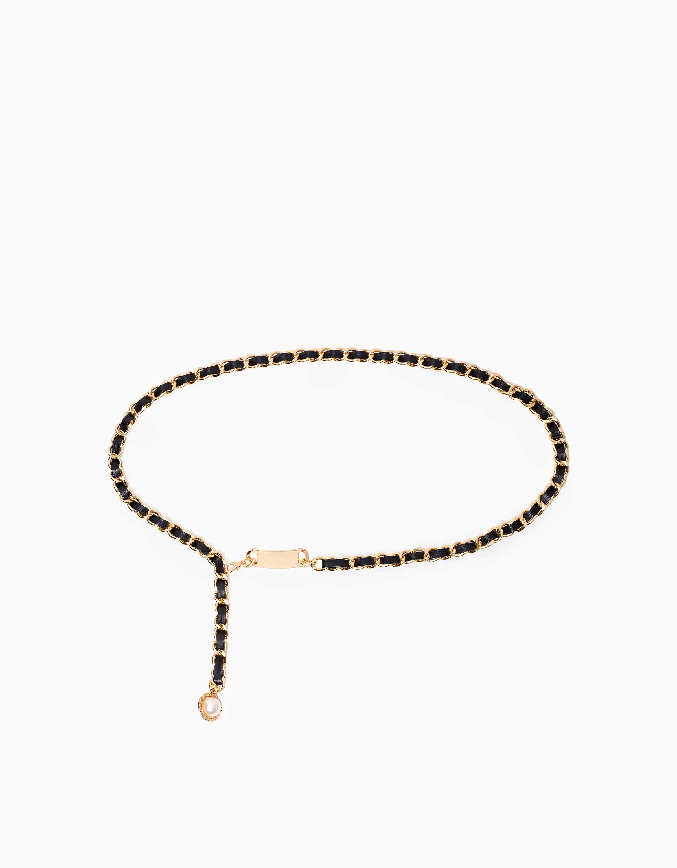 Round Pendant Chain Belt