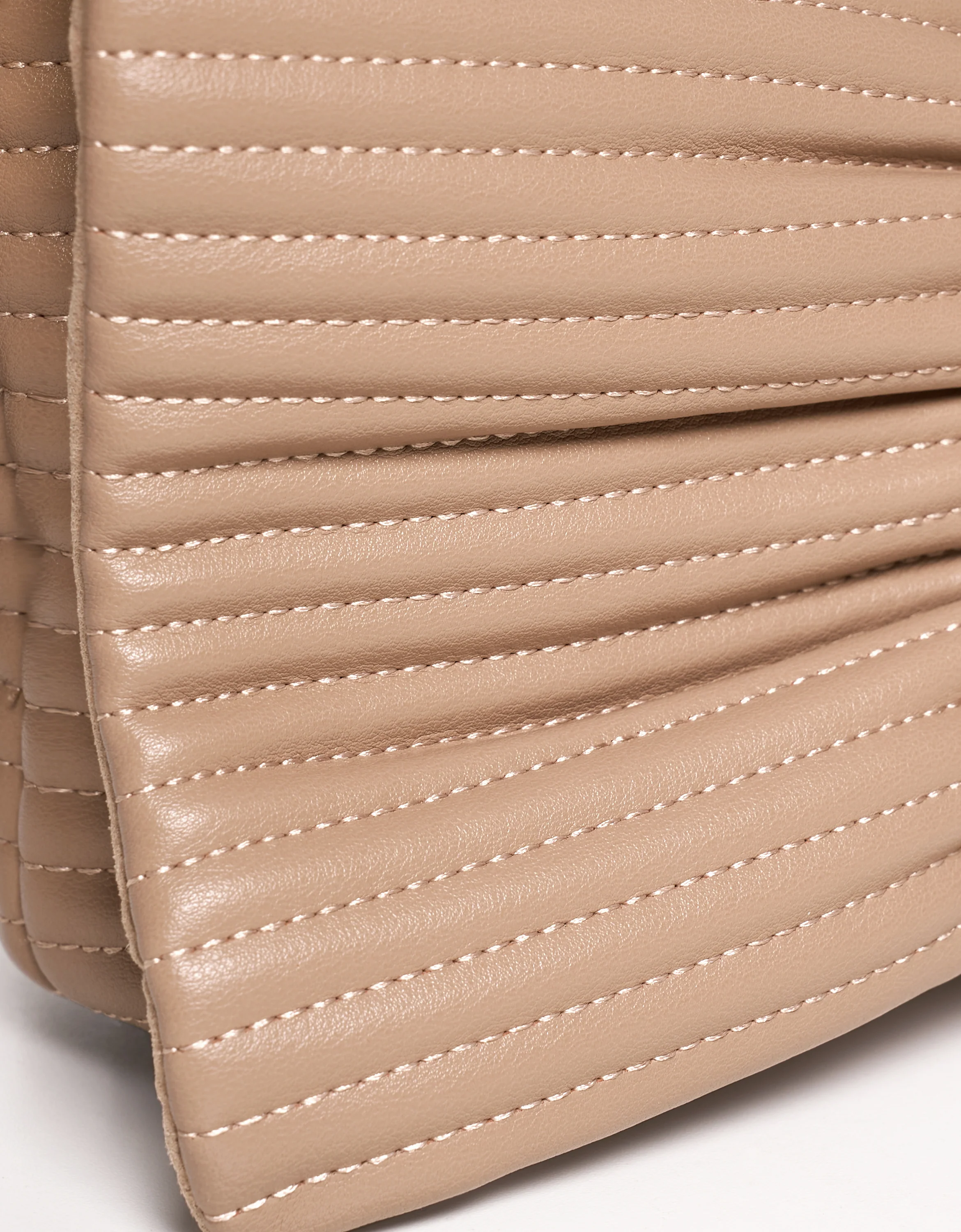 Ruched Leather Bag - Image 12