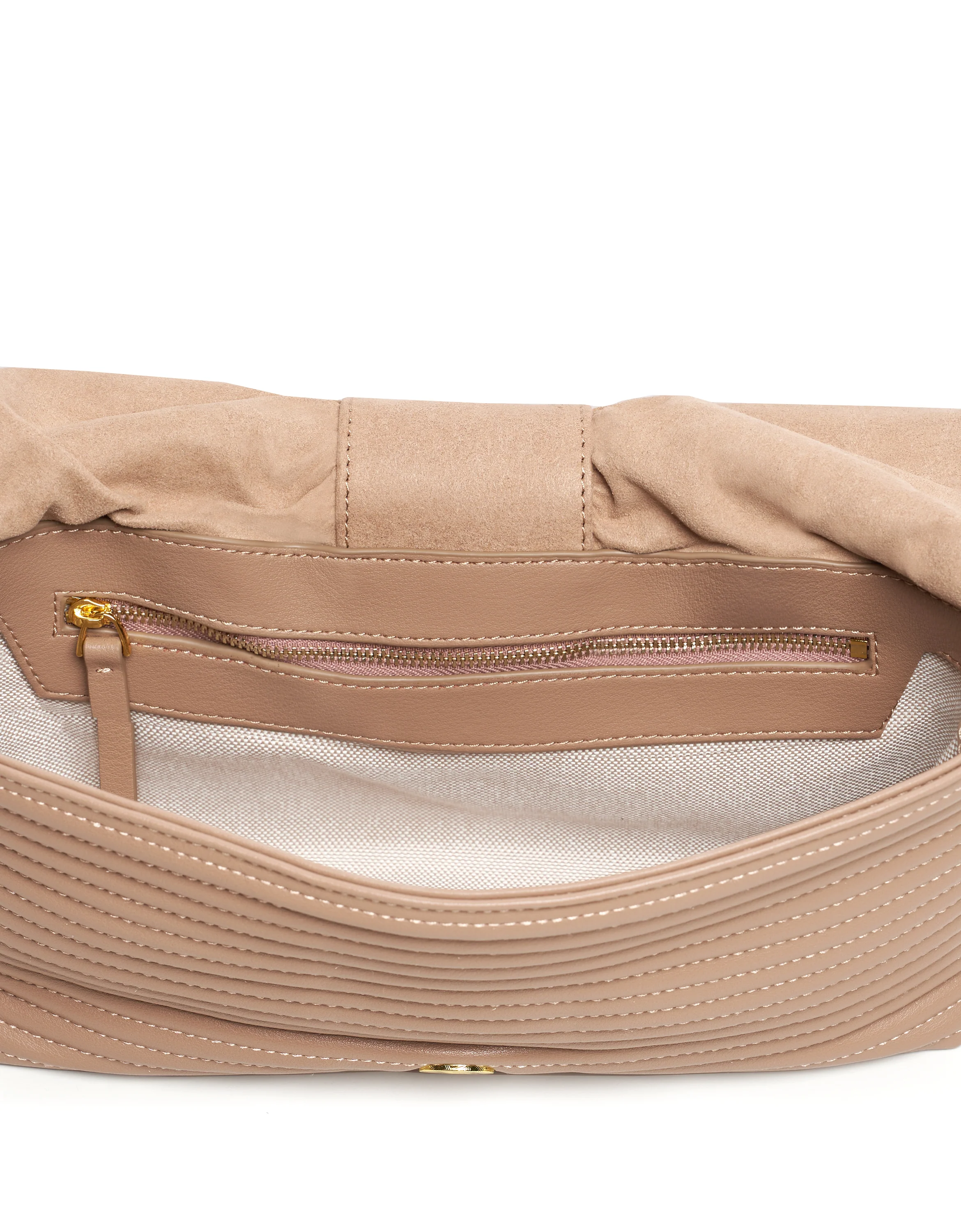 Ruched Leather Bag - Image 13