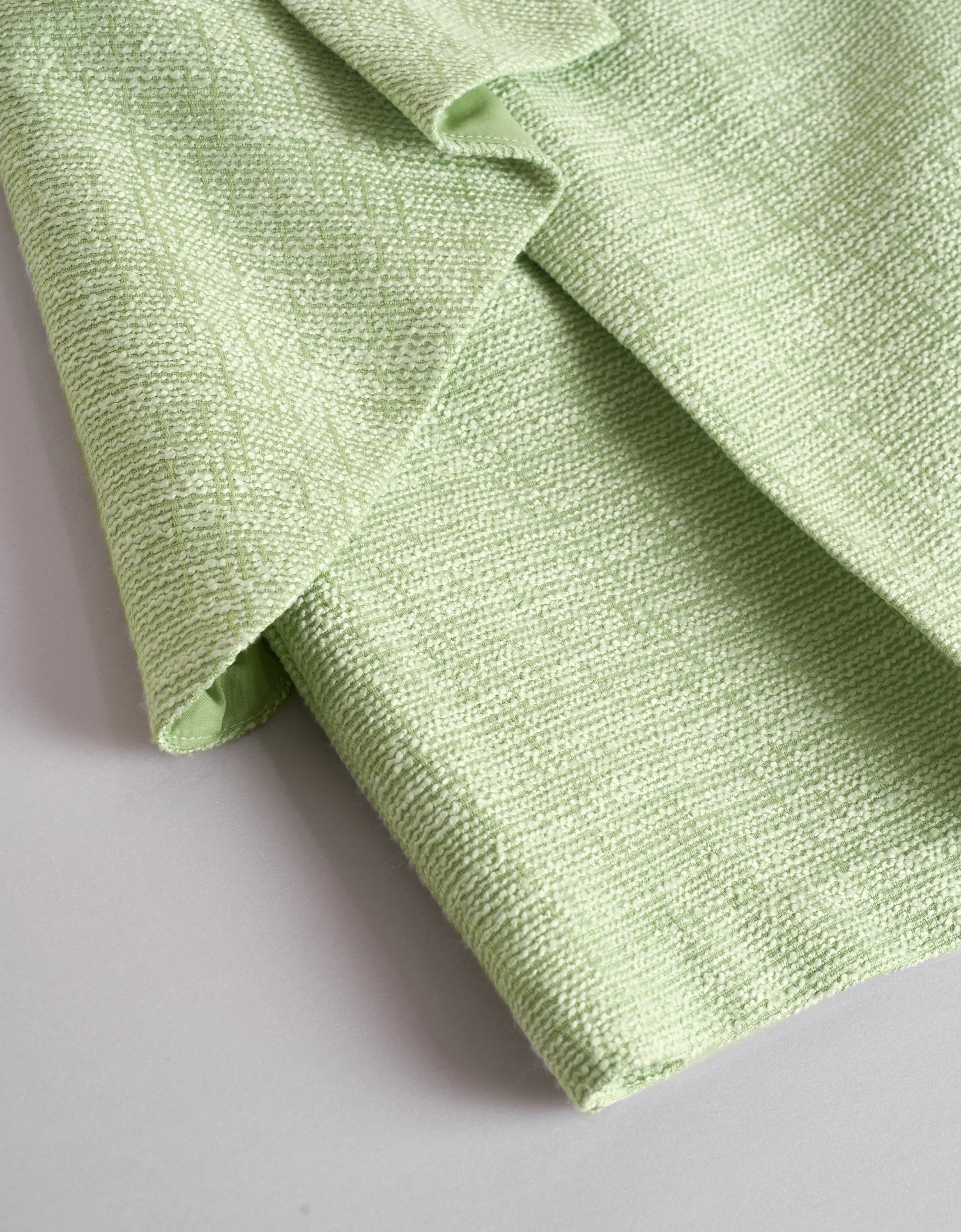 Ruffled Detail Textured A-line Skirt - Image 14