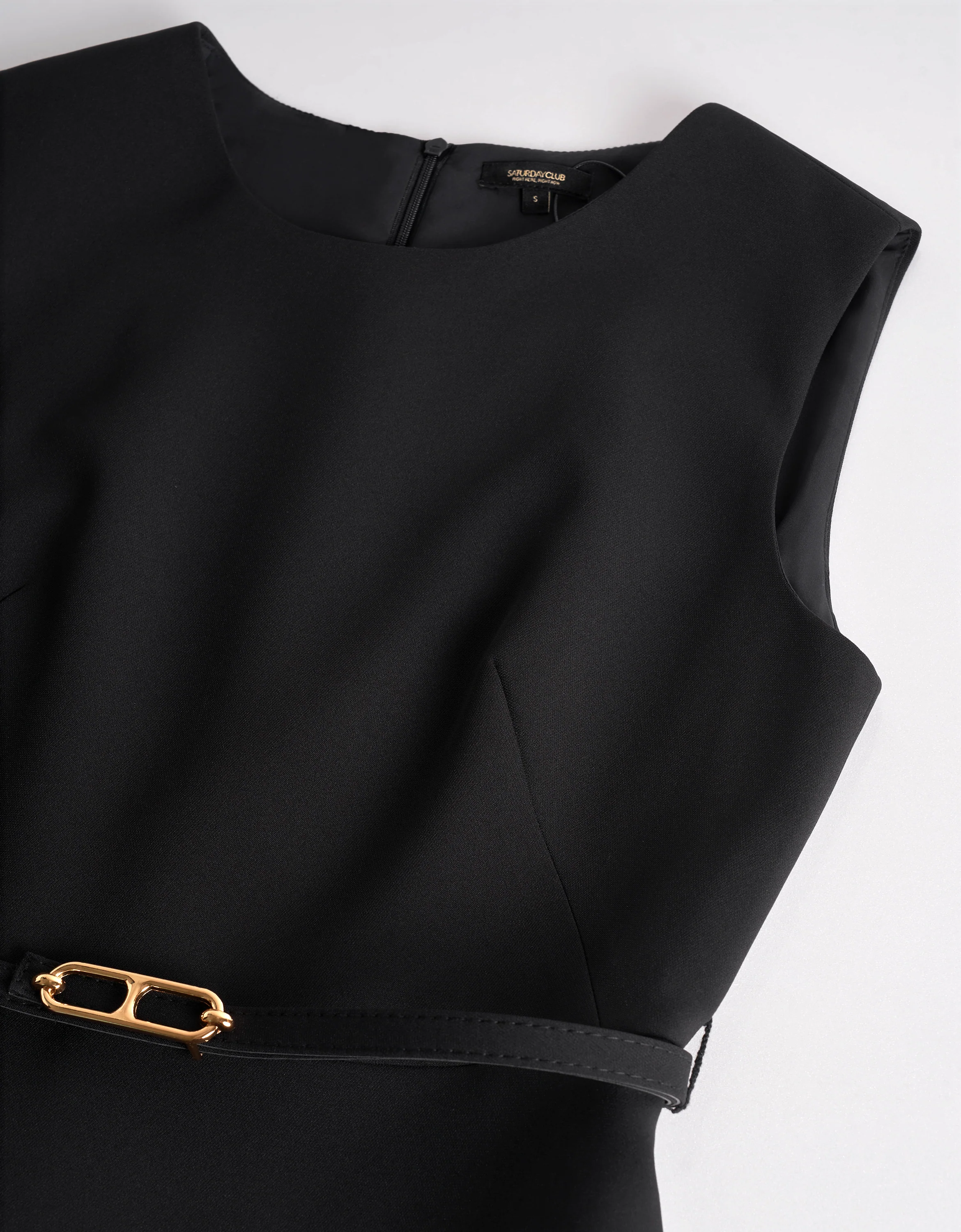 Ruffled Hem Sleeveless Dress - Image 4