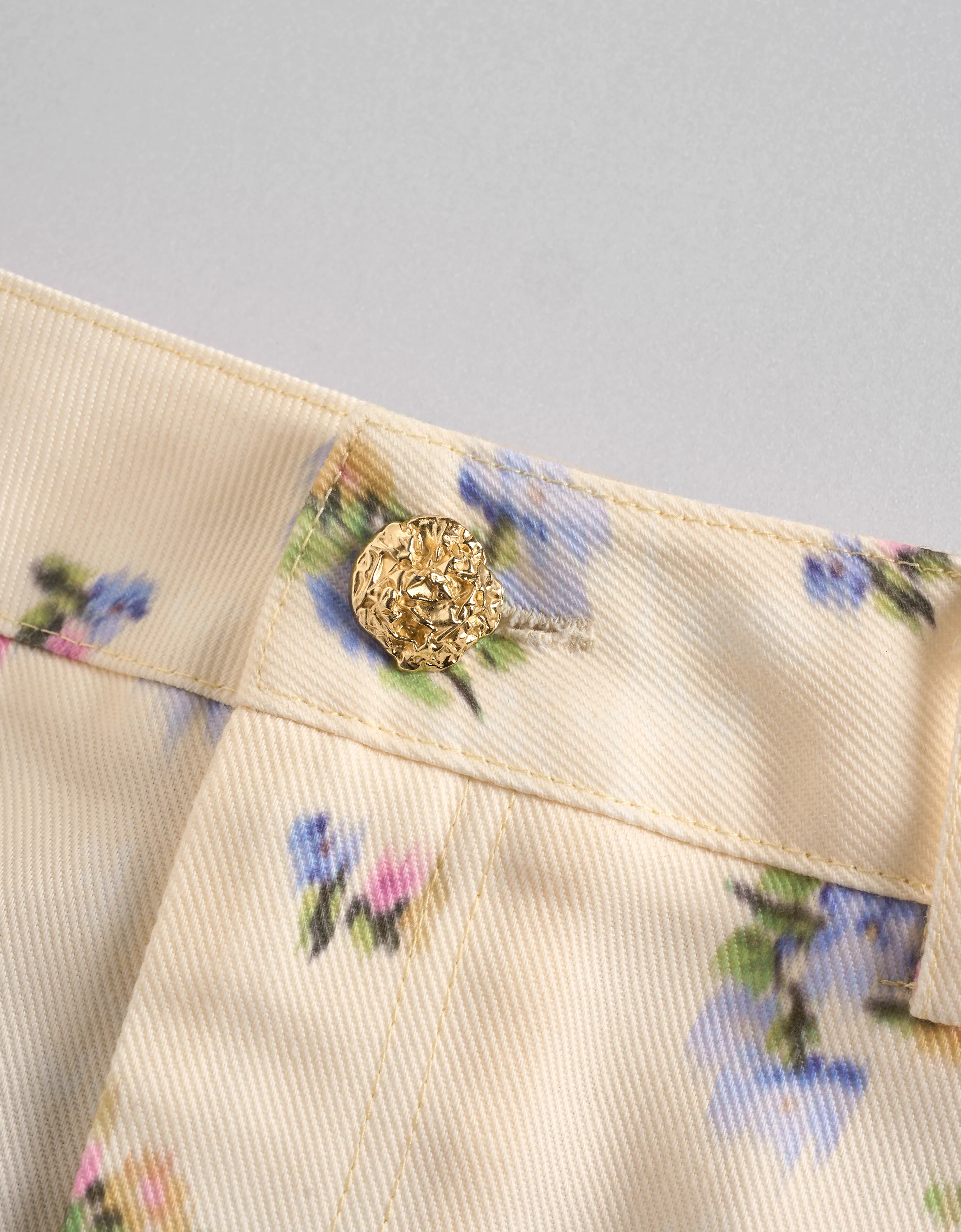Side Pockets Floral Print Skirt - Image 7